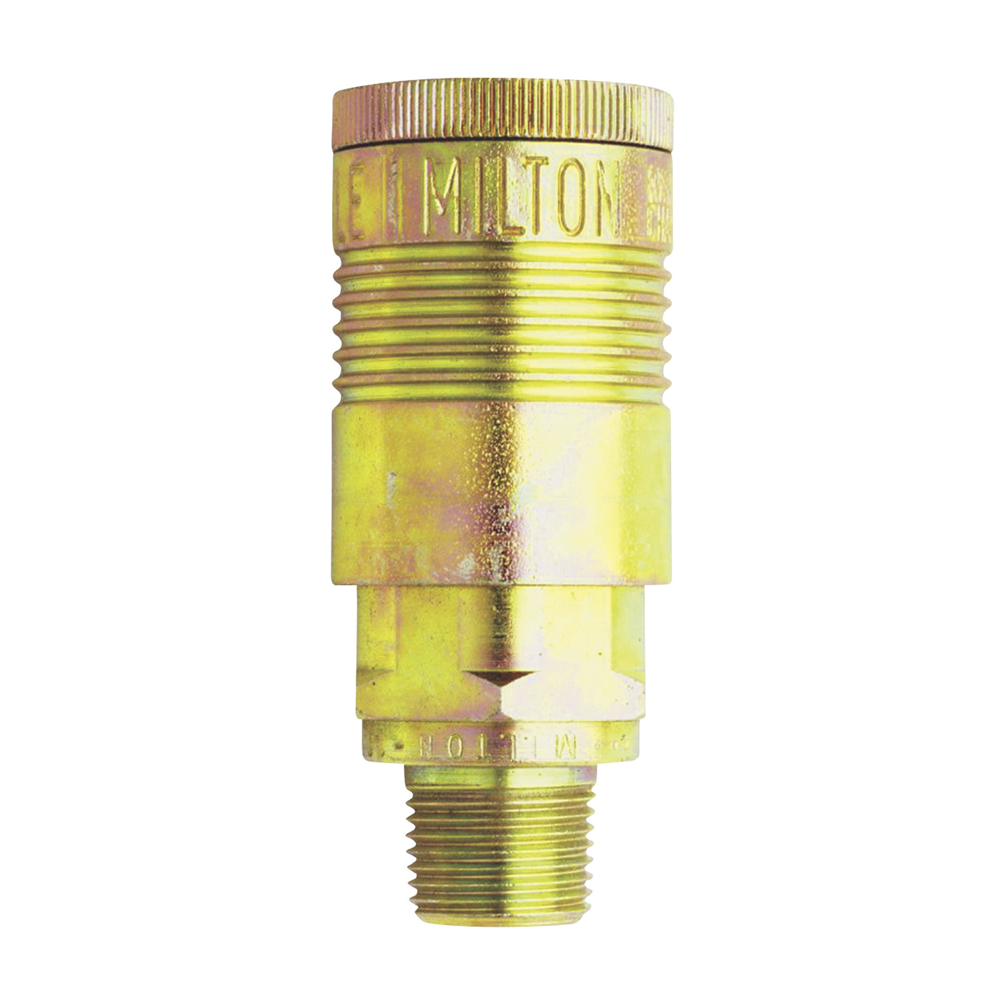 Conector tipo G de 1/2 pulgada Milton, 1/2 pulgada MNPT, Modelo # S-1816
