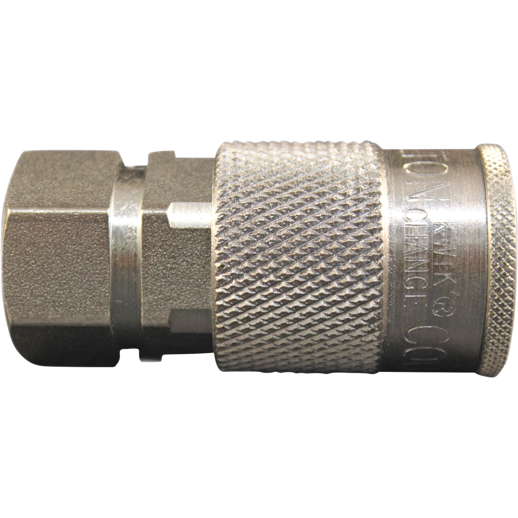 Acoplador Milton H-Style de 3/8 pulgadas, 3/8 pulgadas FNPT, Modelo# S-1835