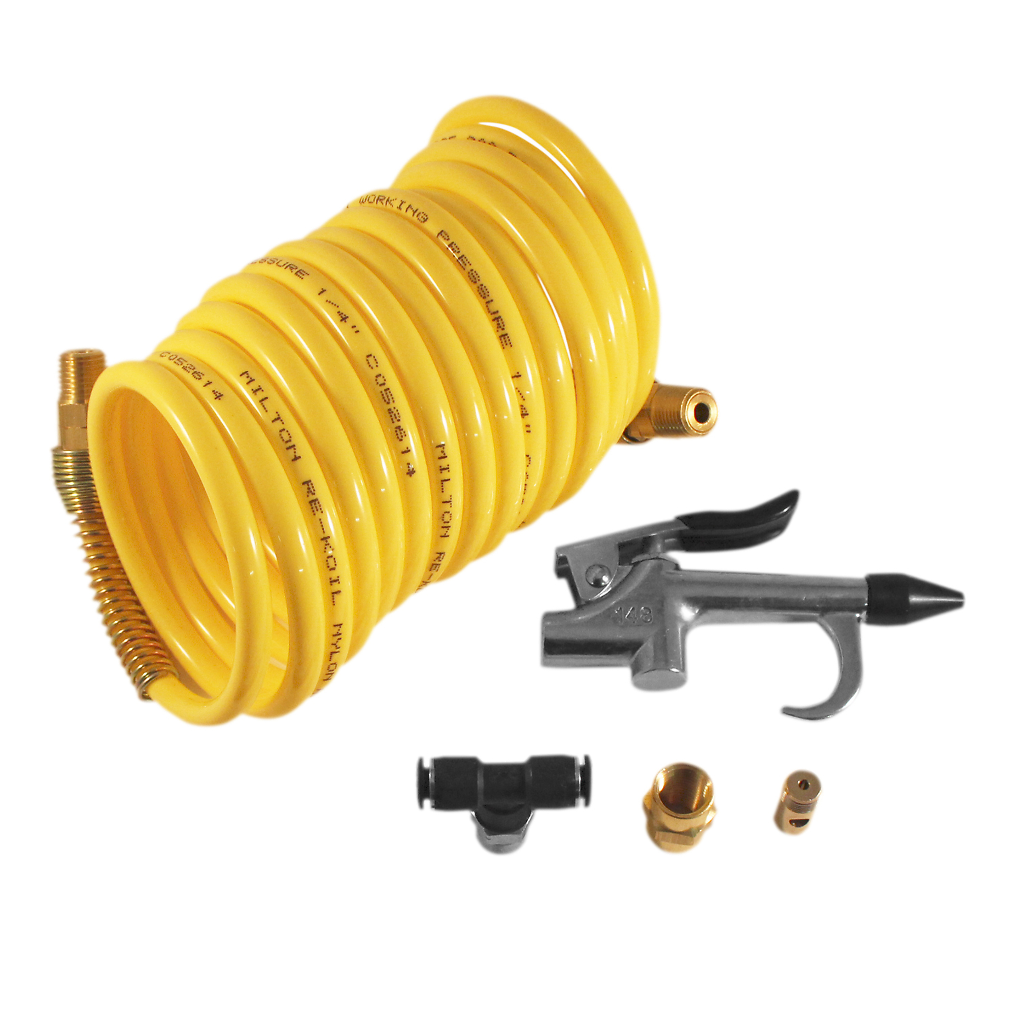 Kit de Blo-Gun para asientos de aire Milton para camiones, tamaño de acoplador 1/4 in, Modelo s-230.