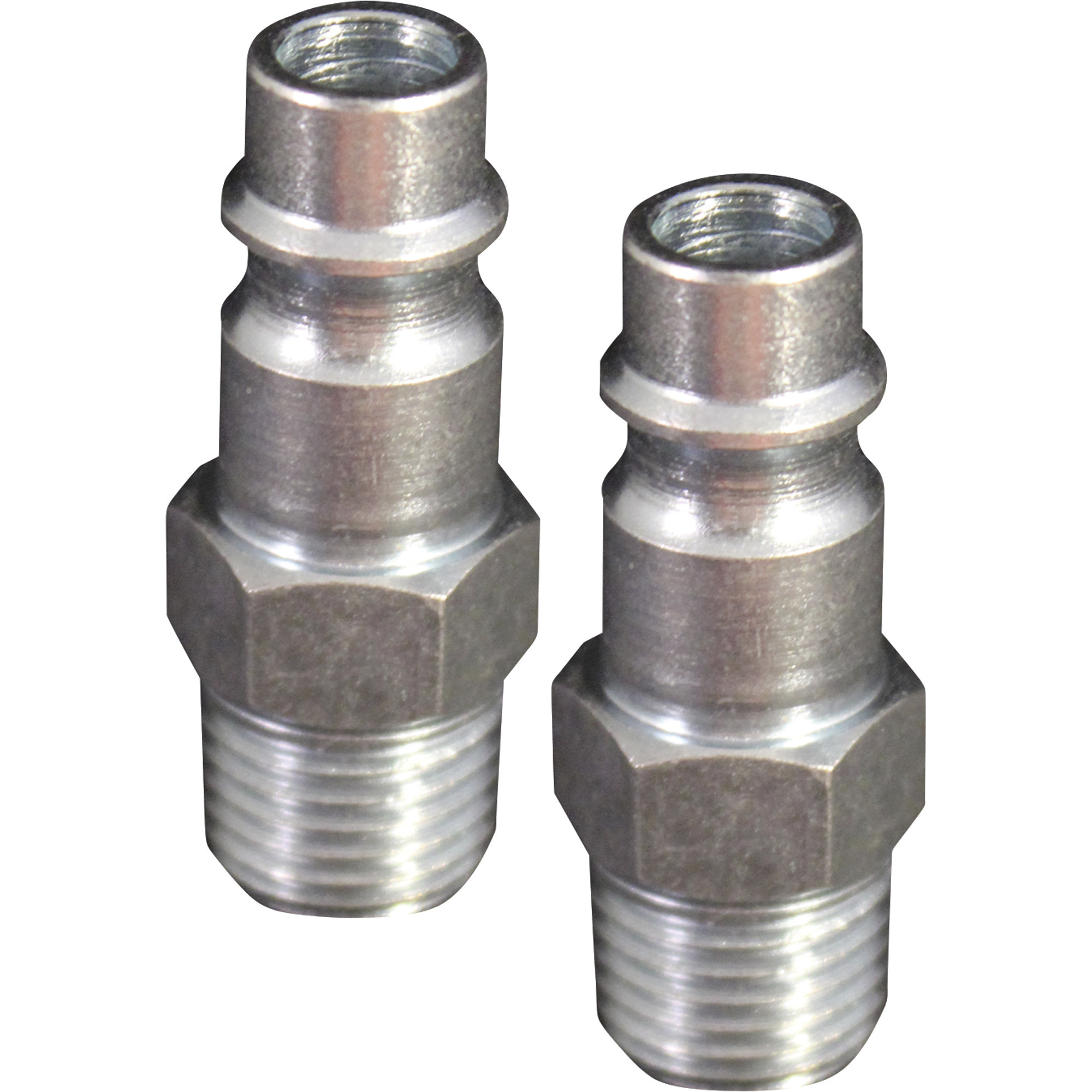 Milton V-Style Hi-Flo Steel Plug, 1/4 pulg. MNPT, Modelo# S760-1 - Tapón de acero de alta flujo estilo V de Milton, 1/4 pulg. MNPT, Modelo# S760-1.