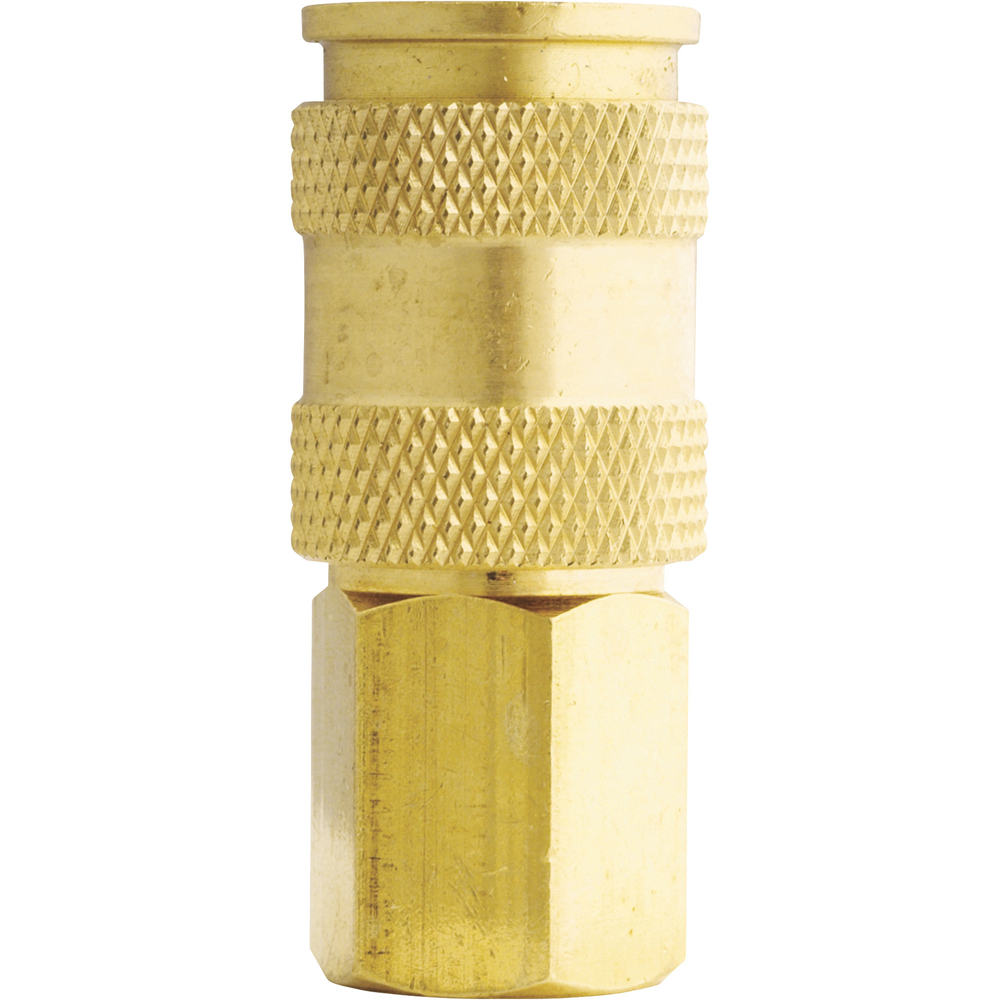 Cuerpo de acople Milton V-Style Hi-Flo, Latón 3/8 pulgadas FNPT, Modelo# S766