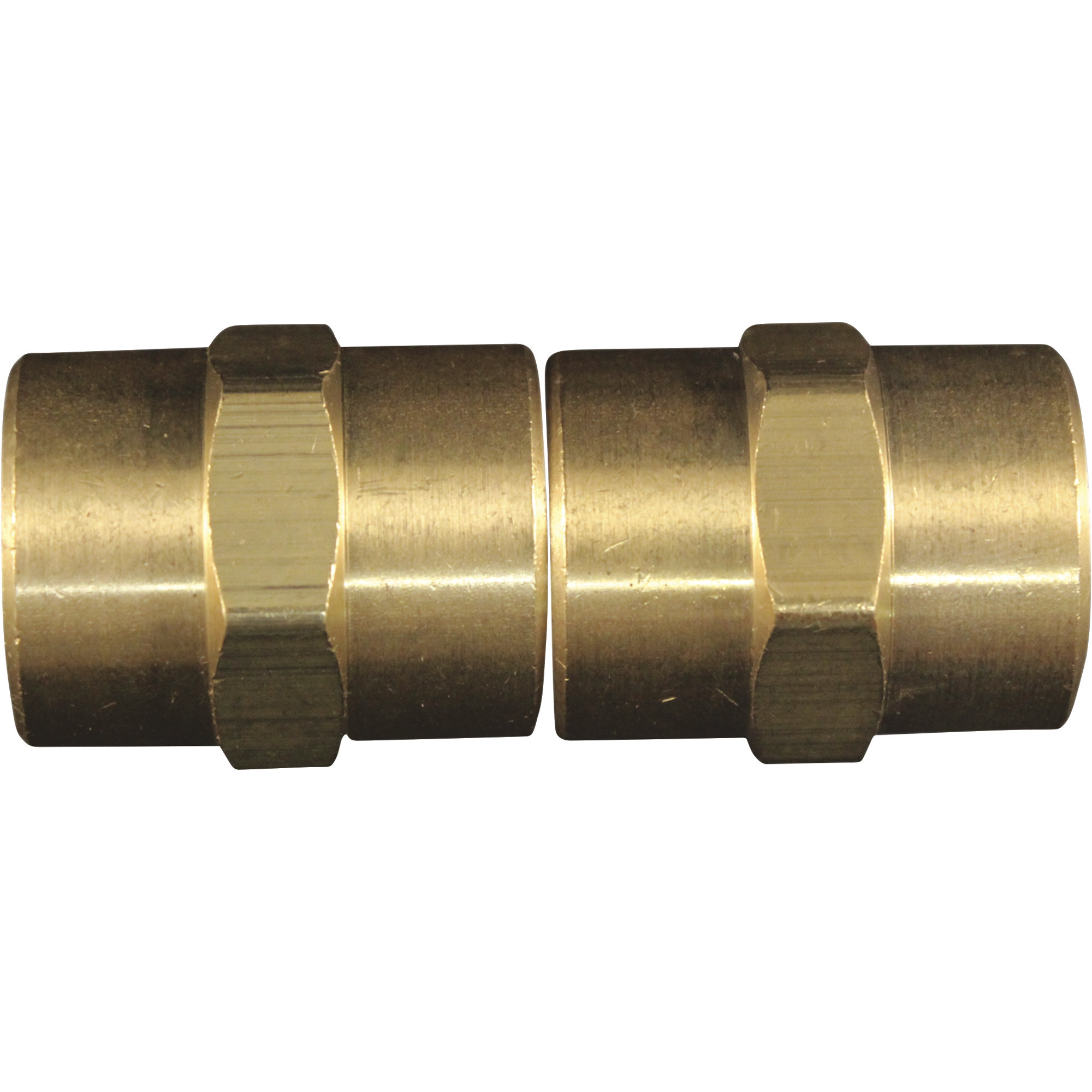 Acoplamiento hexagonal Milton 3/8 pulg. FNPT, 2-Pack, 3/8 pulg. NPT x 3/8 pulg. NPT, Modelo S-643-3.