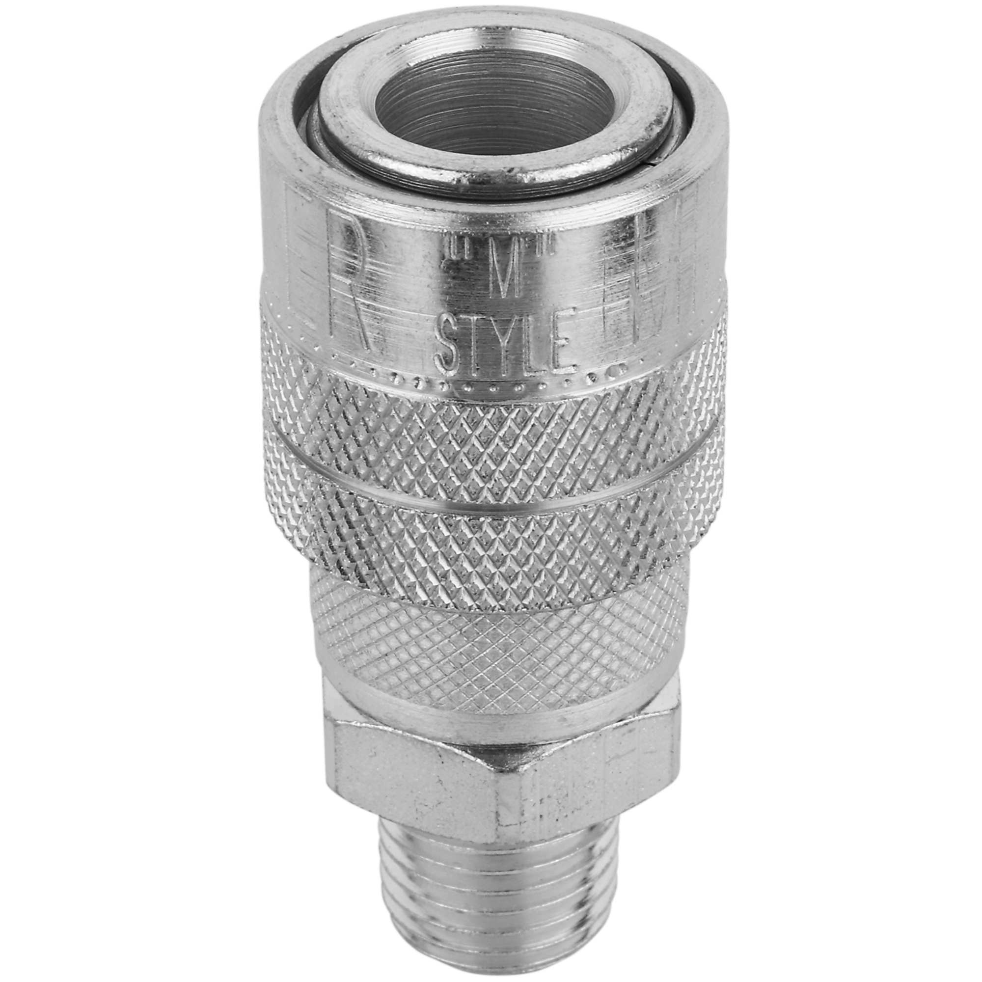 Conector Milton M-Style de Acero de 1/4 pulgadas para Hombres, Tamaño del Conector 1/4 pulgadas, Modelo S-716ST