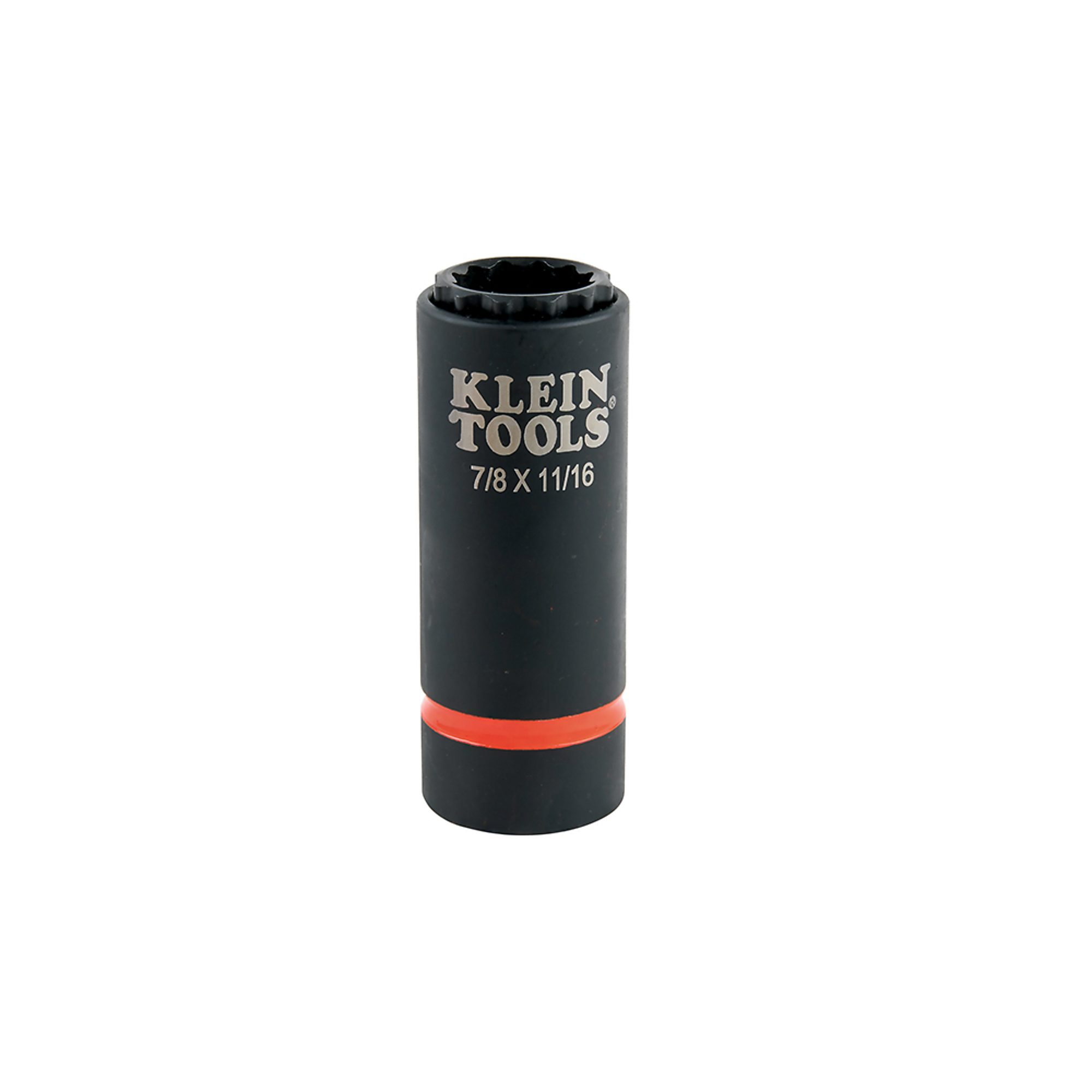Llave de impacto 2 en 1 Klein Tools, de 12 puntas, 7/8 y 11/16 pulgadas, modelo# 66014.