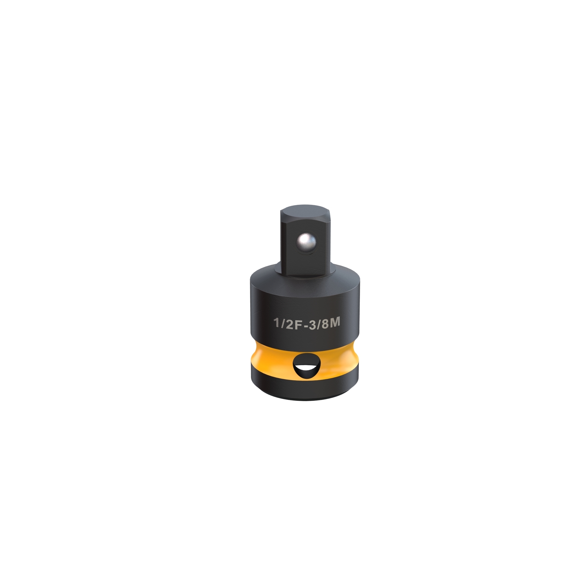 Adaptador de Impacto Klutch, 1/2 pulgadas Hembra x 3/8 pulgadas Macho.