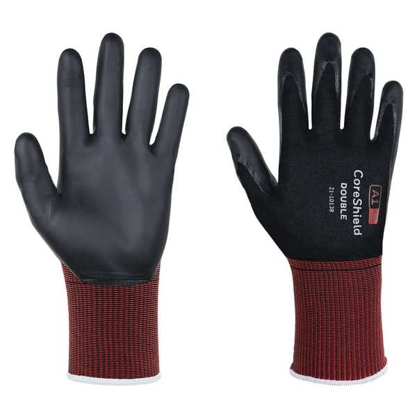Guantes recubiertos de Honeywell, Nivel de corte A1, calibre 13, color rojo, XL (10) - 21-1D13B-10/XL