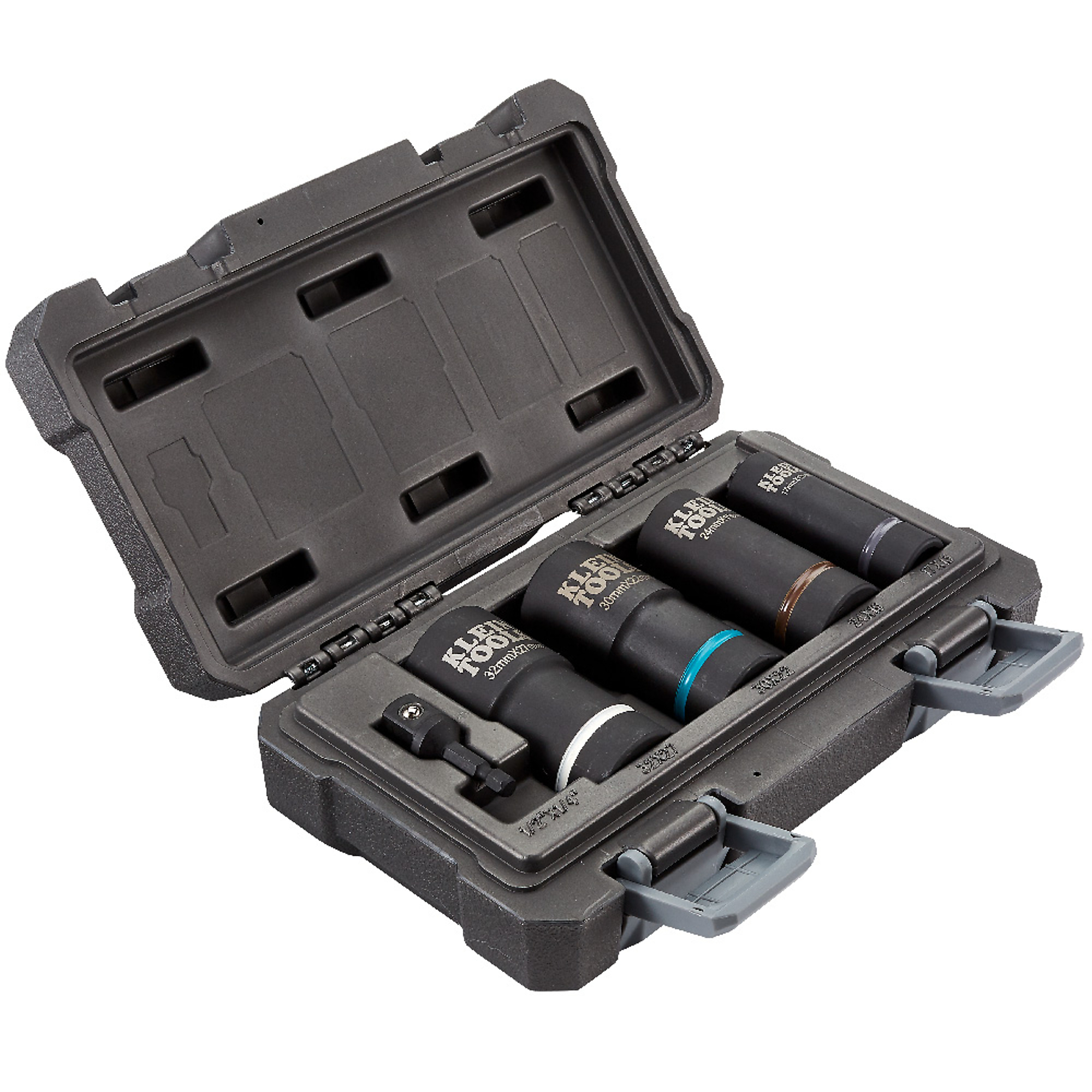Juego de 5 piezas de dados de impacto métricos 2 en 1, marca Klein Tools, modelo 66050E