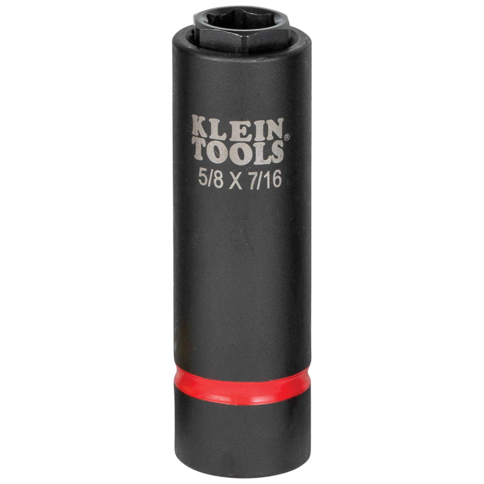 Klein Tools, Socket de Impacto 2 en 1, 6 Puntos, 5/8 y 7/16 pulgadas, Piezas 1 (qty.), Modelo 66062
