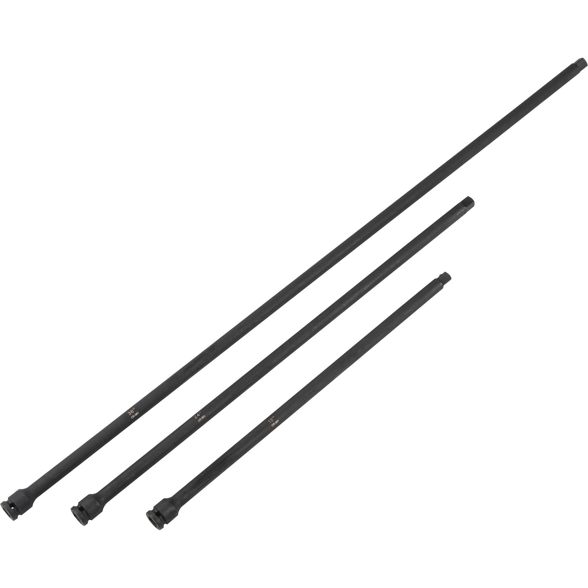 Set de Barras de Extensión de Impacto Klutch de 1/2 pulgadas, 3 piezas.