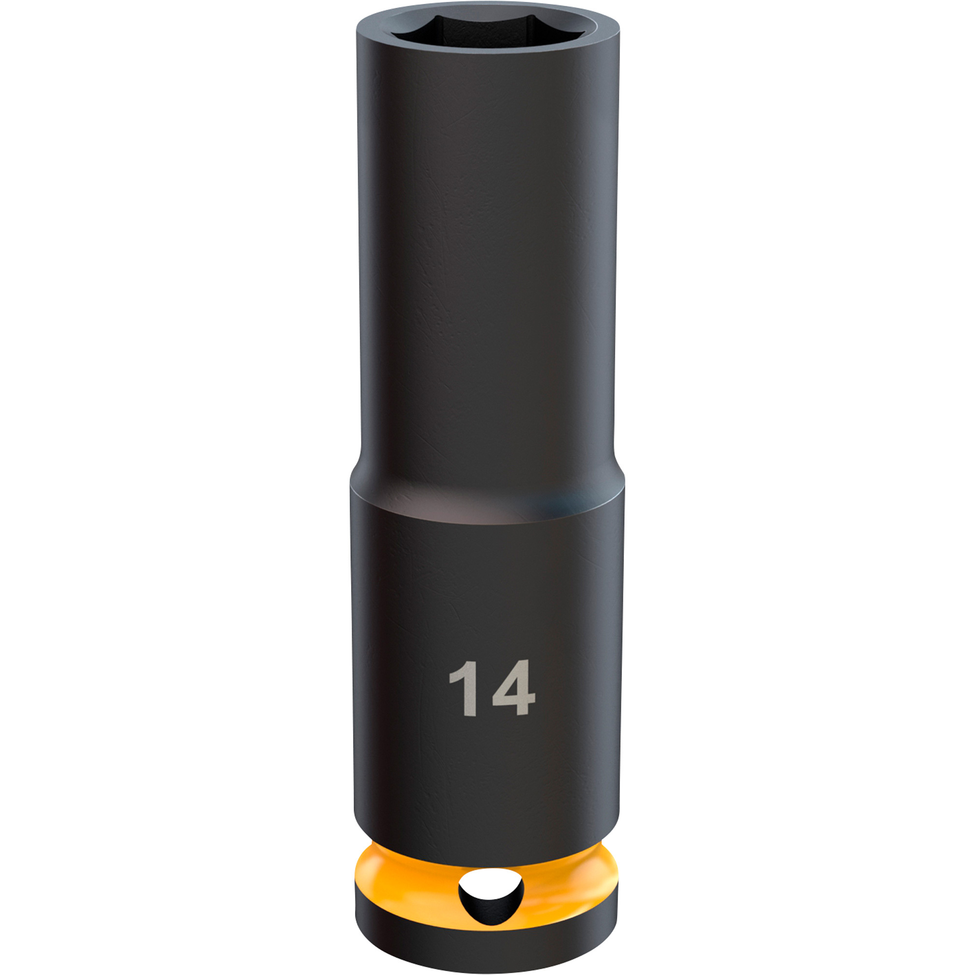 Casquillo de Impacto Profundo 1/2in. Drive 6 Puntos de Cromo Molibdeno Métrico Klutch