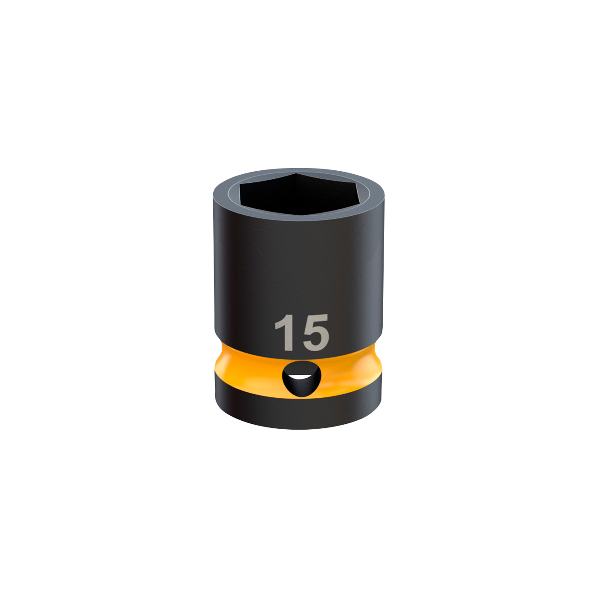 Klutch 3/8in. Drive 6-Point Chrome Molybdenum Impact Socket, Métrico - Llave de Impacto de 3/8 pulgadas, de 6 puntas de Cromo Molibdeno, en Métrico.