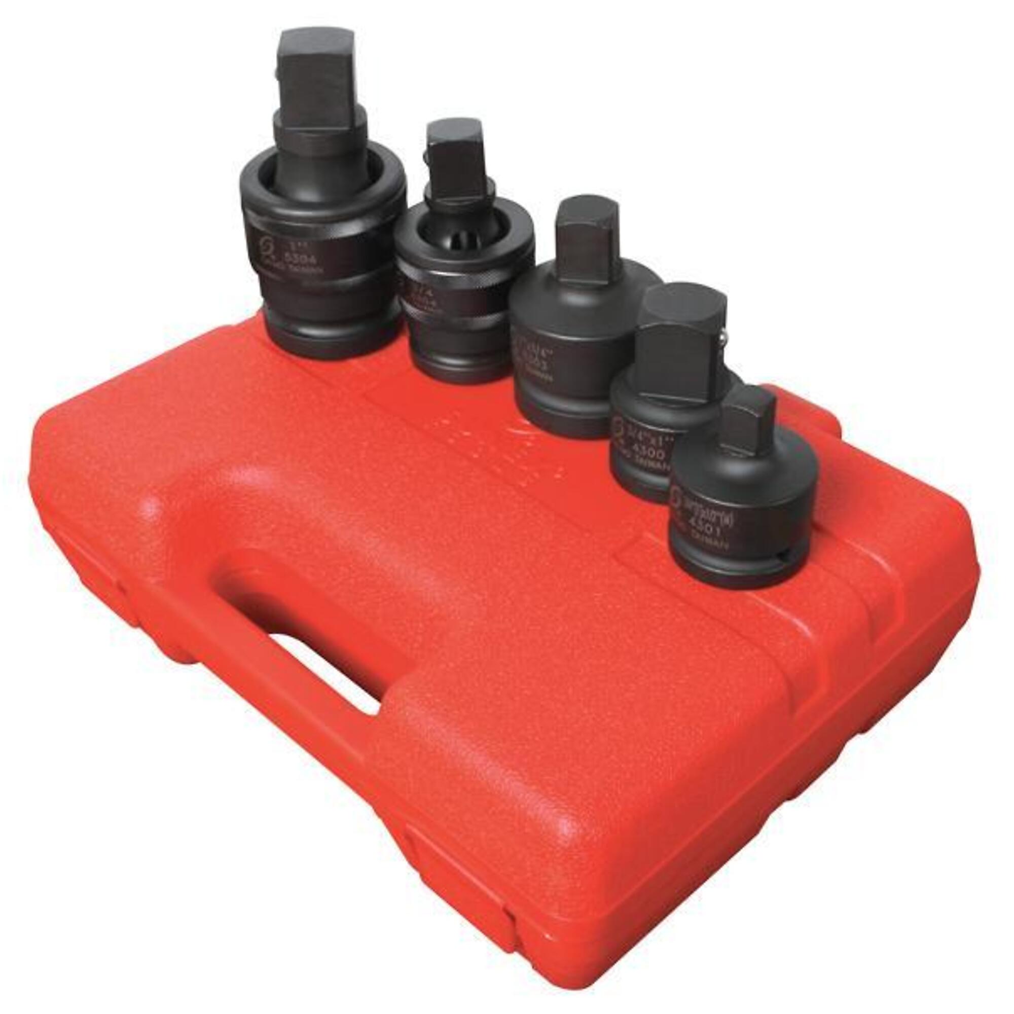 Juego de Enchufes de Impacto Sunex Tools - 3/4in. & 1in. Dr, Junta Universal, 5 Piezas, Modelo# 4405