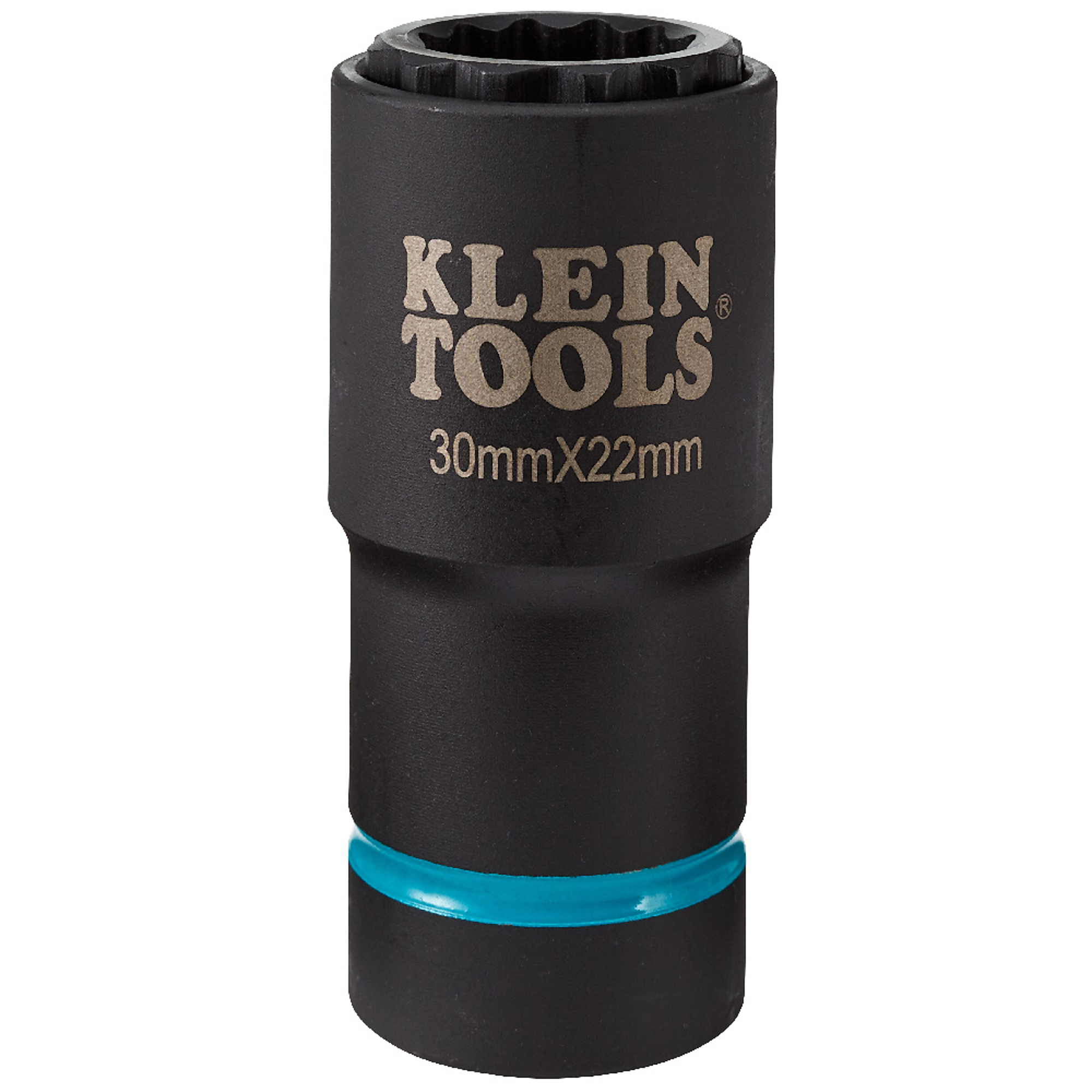 Llave de Impacto Métrica Klein Tools de 2in-1, 12-Puntas, 30 x 22 mm. Modelo# 66053E.