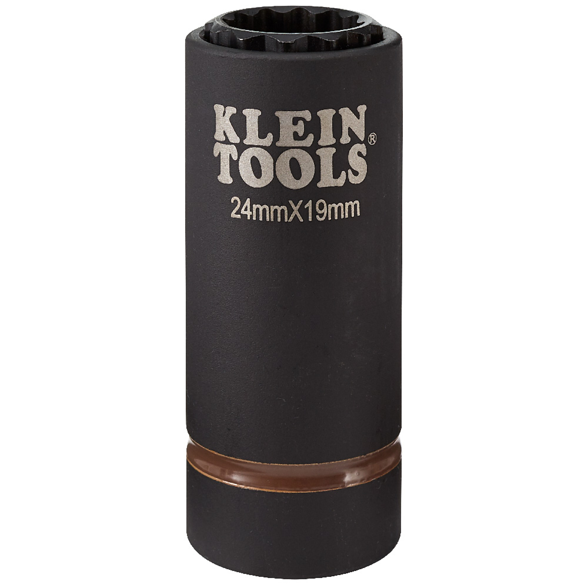 Juego de Dados de Impacto Métrico de 2 pulgadas en 1, 12 Puntos, 24 x 19 mm - Klein Tools 66052E