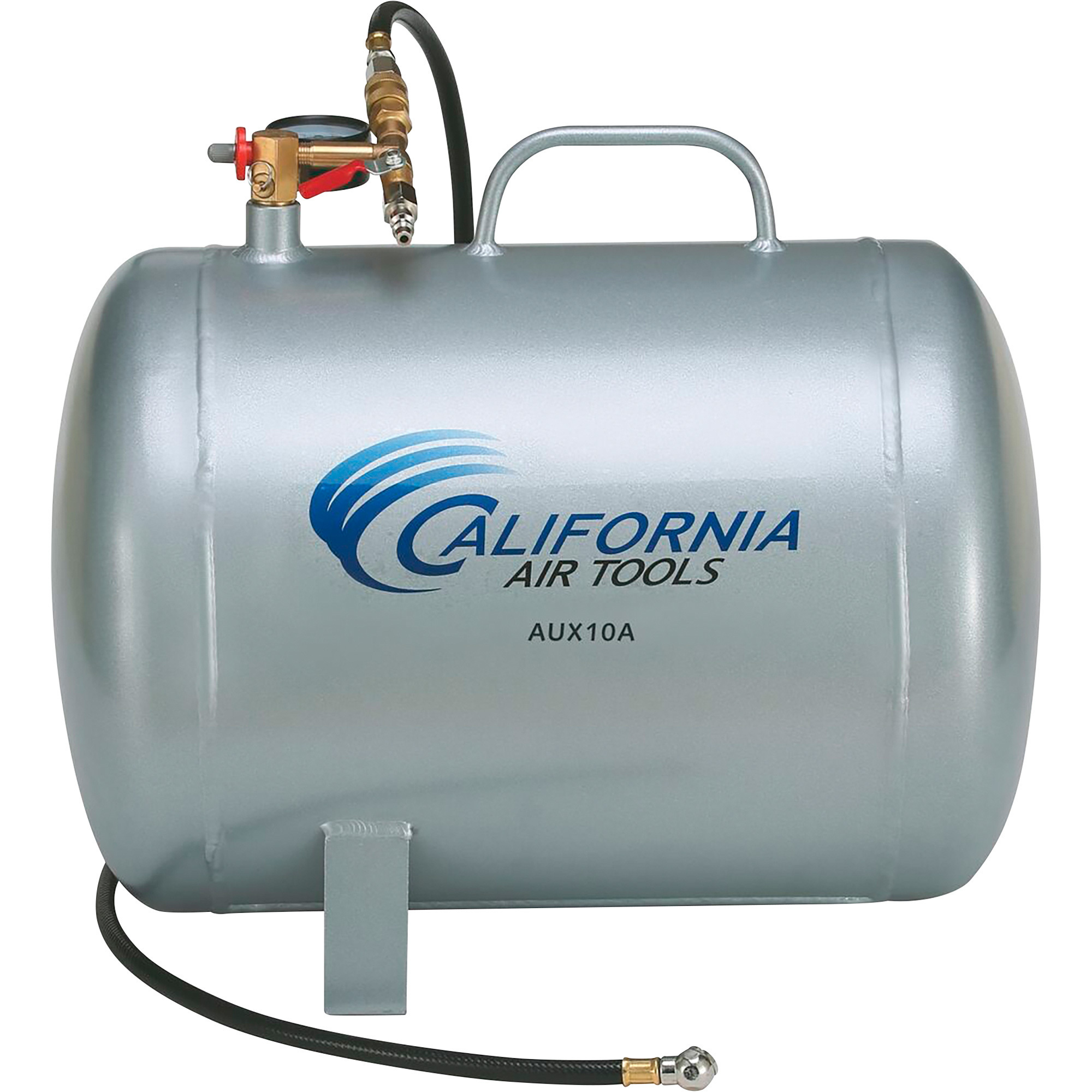 Tanque de aire portátil de aluminio California Air Tools, 10 galones, horizontal, 125 PSI, Modelo#