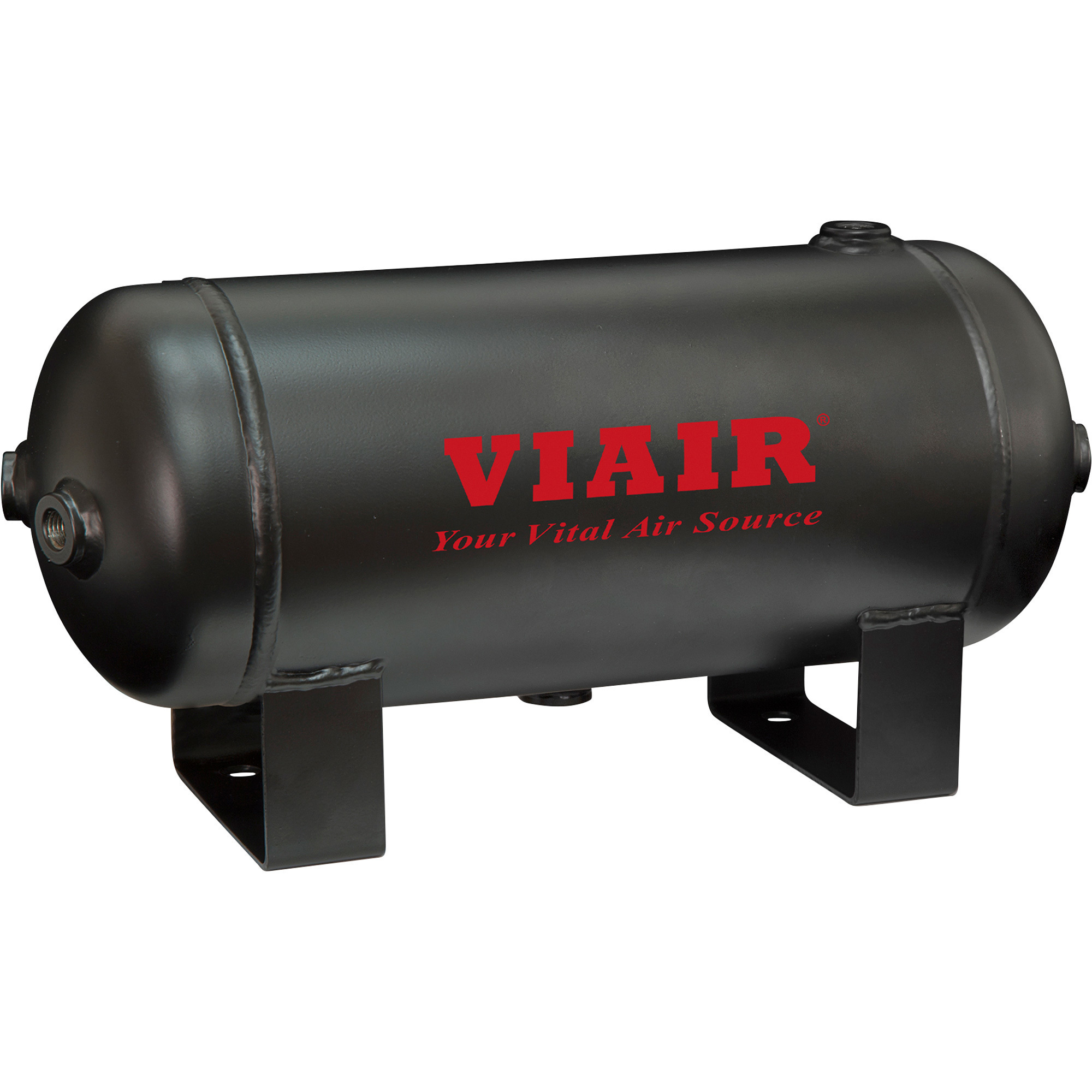 Tanque de aire de acero Viair - 1.5 galones, 200 PSI, puertos de 1/4 pulgadas NPT, Modelo# 91015