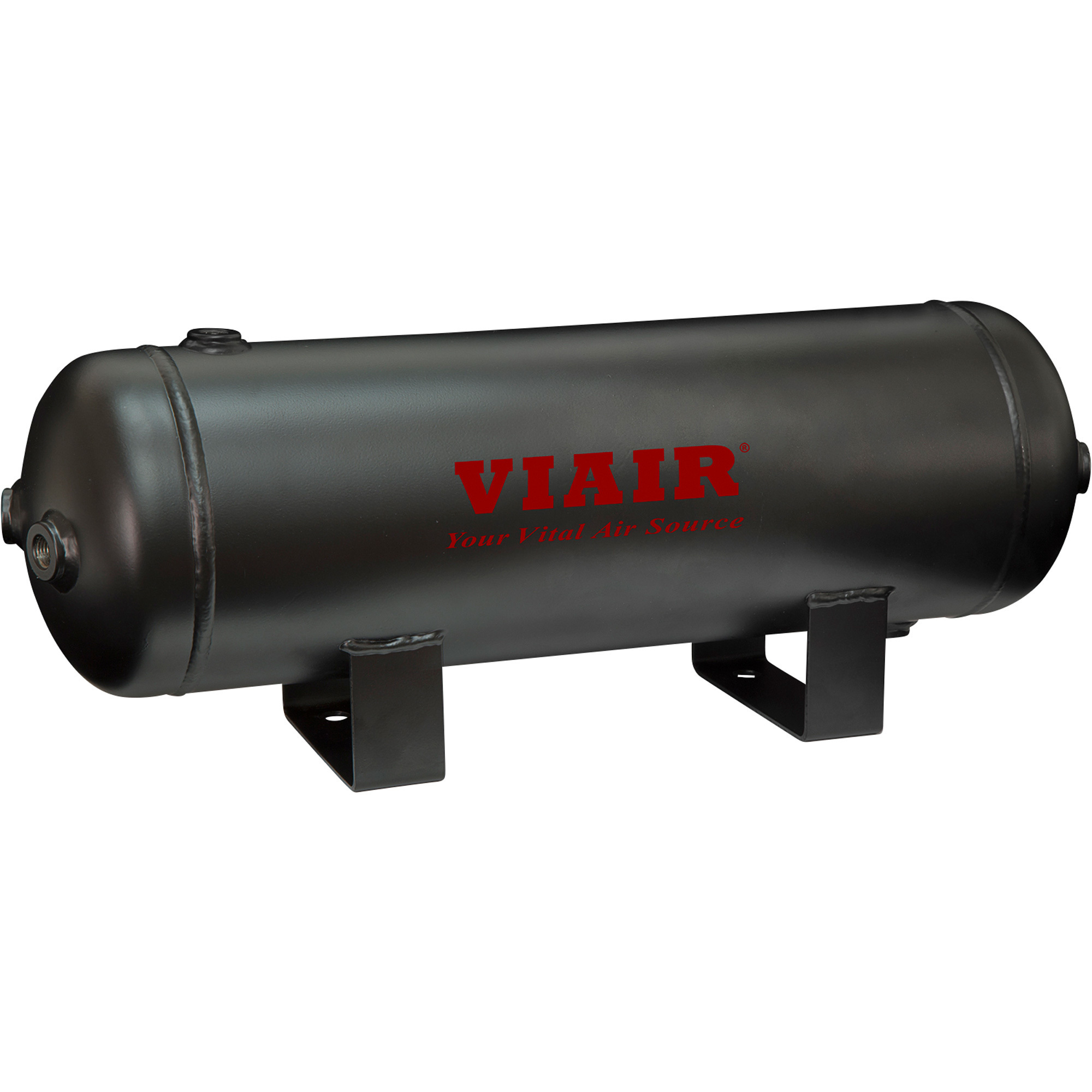 Tanque de aire de acero Viair - 2 galones, 150 PSI, 6 puertos, resistente al óxido, Modelo # 91022