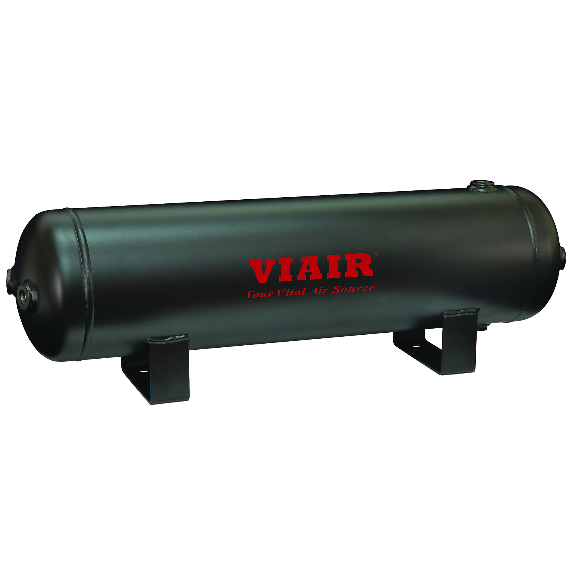 Tanque de aire de acero Viair - 2.5 galones, 6 puertos, 200 PSI, Modelo# 91028