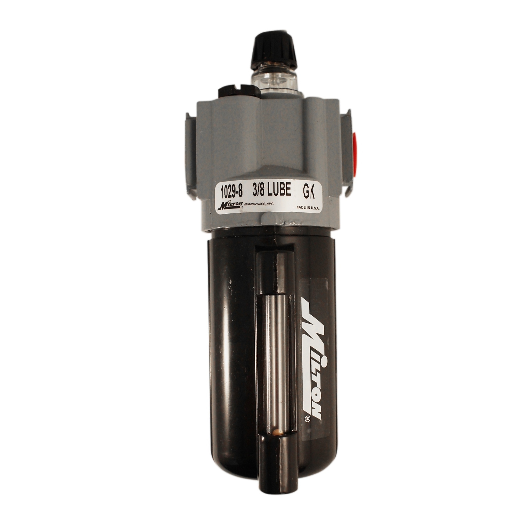 Lubricador Milton con tazón metálico, máx. PSI 200 PSI, Modelo# 1029-8