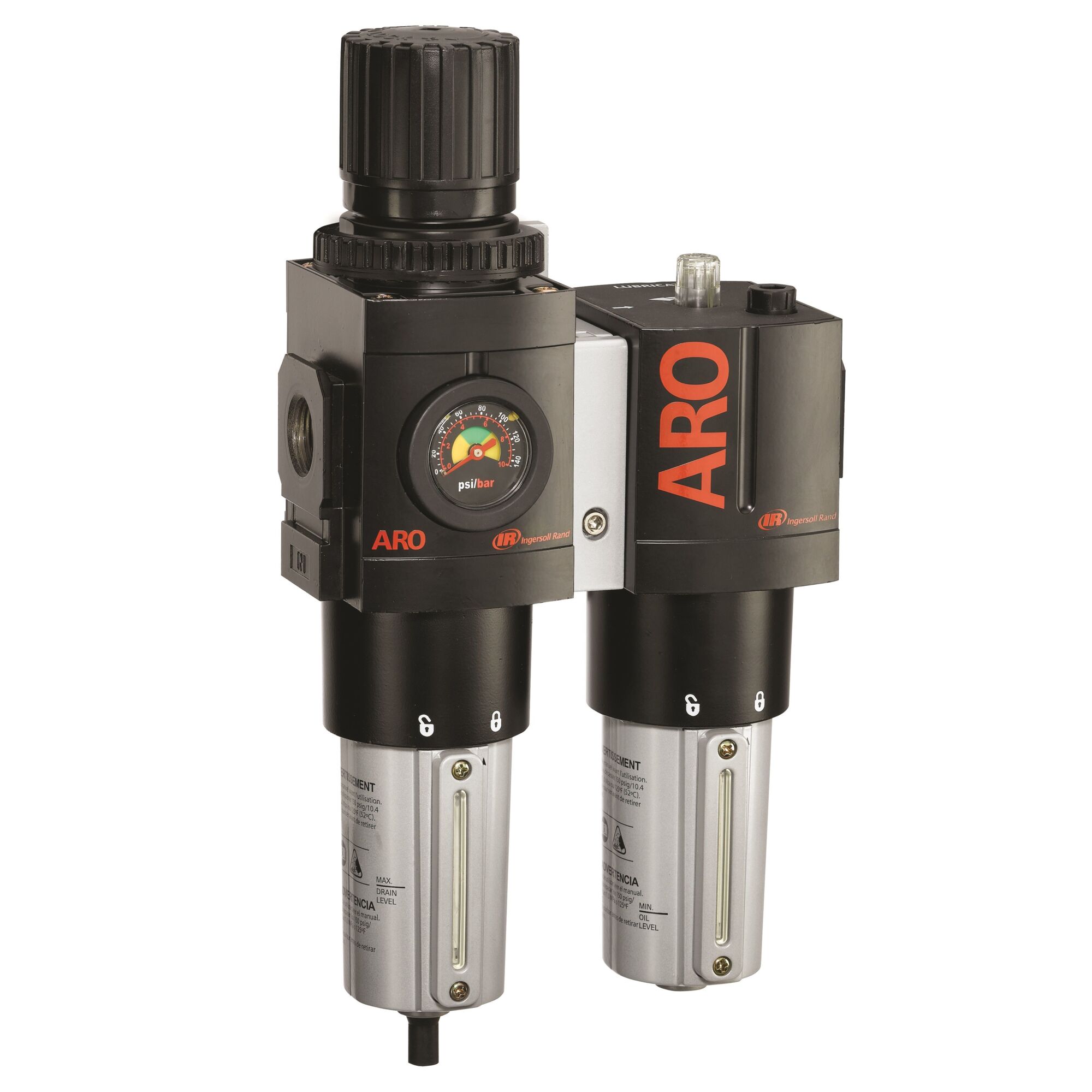ARO Ingersoll Rand, Serie 3000 de Filtro-Regulador-Lubricador de 1 pulgada, Modelo# C38461-610
