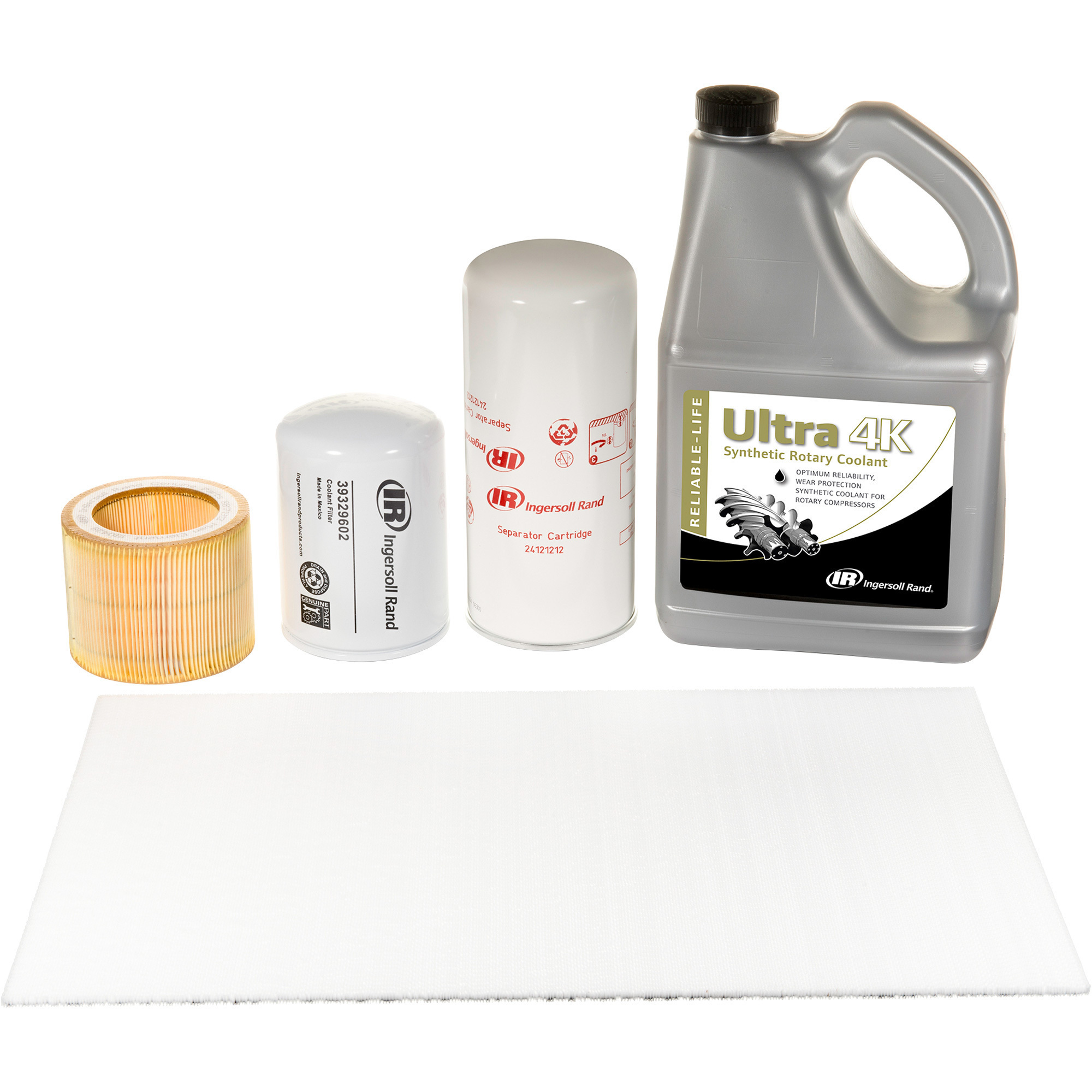 Kit de Mantenimiento OEM de Ingersoll Rand para Compresor de Aire Rotativo UP6 con Lubricante Ultra 4K, Modelo# 47721394001