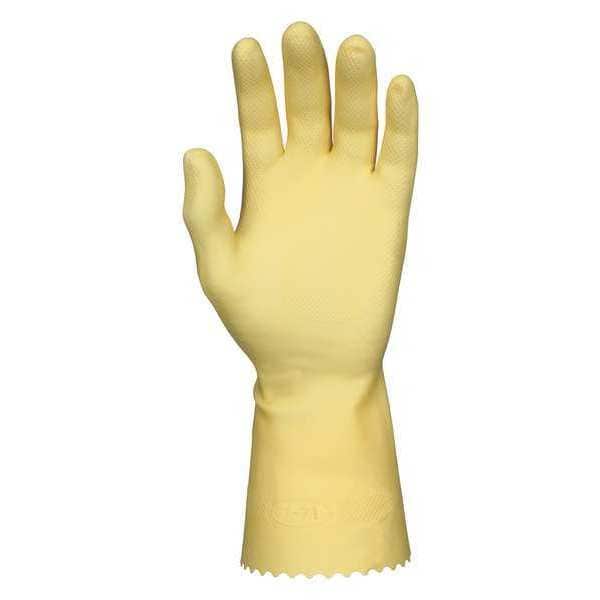 Guantes resistentes a químicos de 12" de Mcr Safety, látex de caucho natural, XL, 1 par - 5099E.