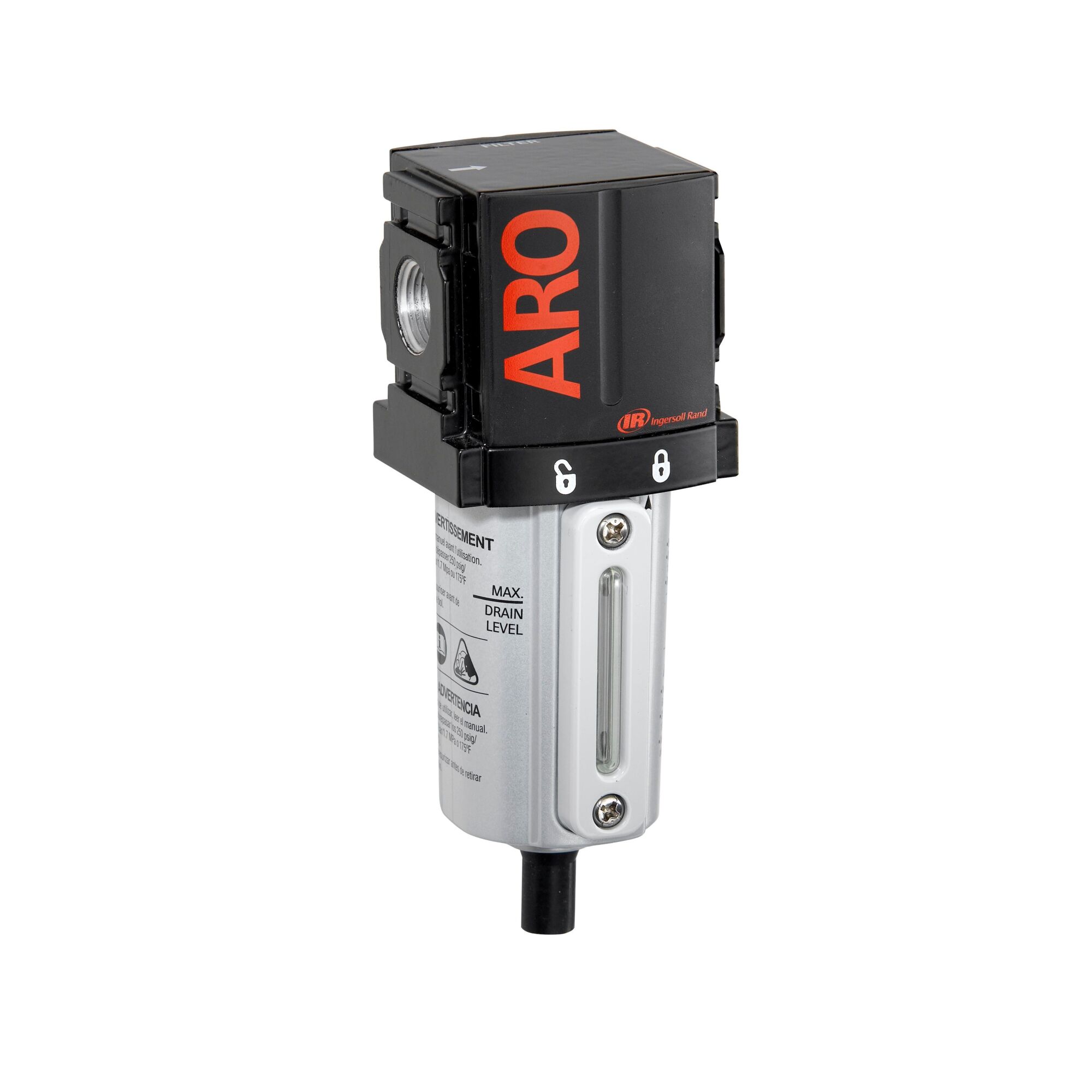 Filtro Serie 1500, Modelo# F35221-410 de ARO Ingersoll Rand, 1/4in.