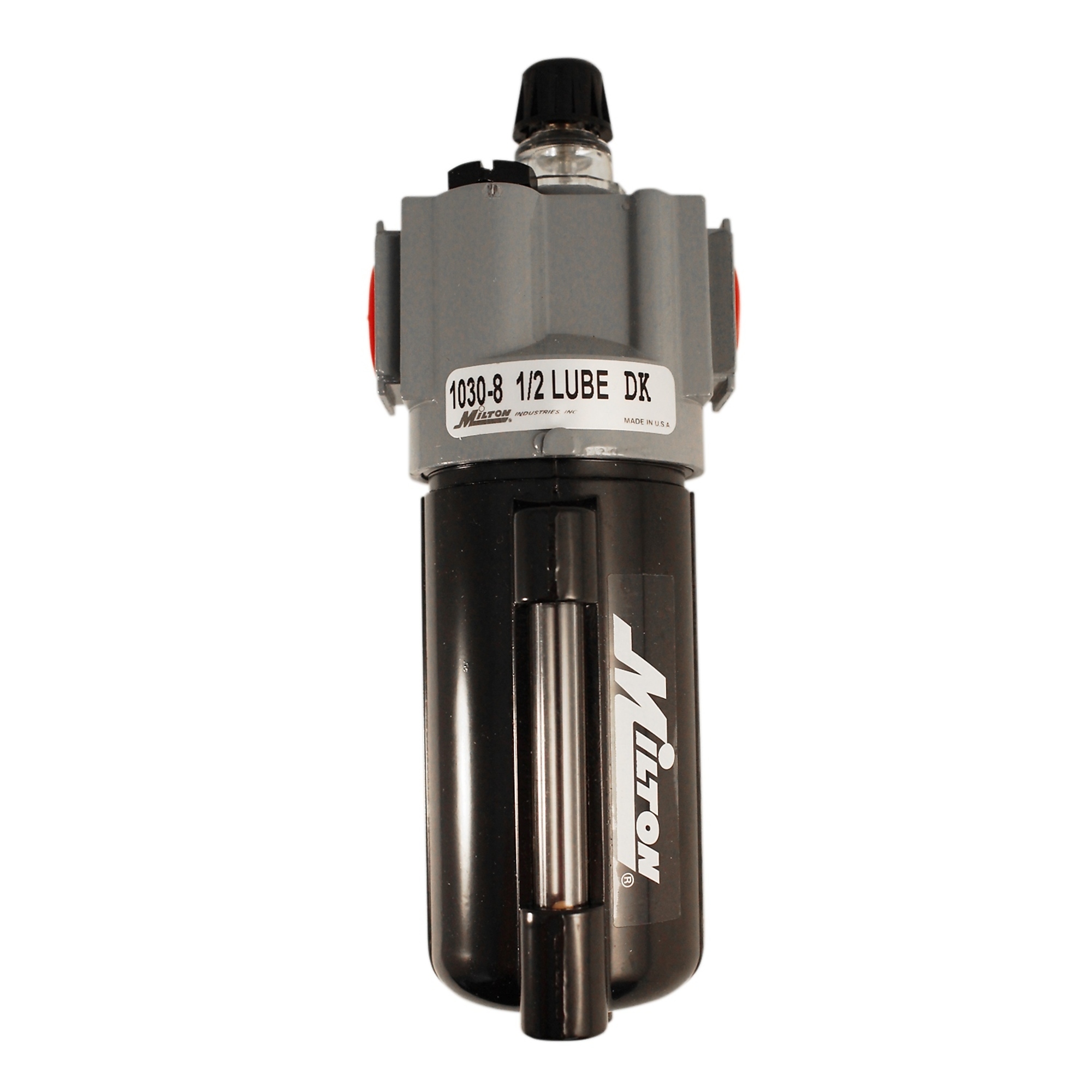 Lubricador Milton con tazón de metal, presión máxima 200 PSI, Modelo# 1030-8