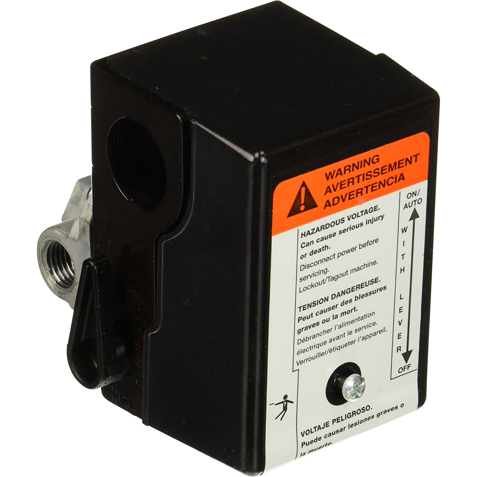 Interruptor de presión OEM para compresor de aire monofásico Ingersoll Rand, Modelo# 23474653-R.