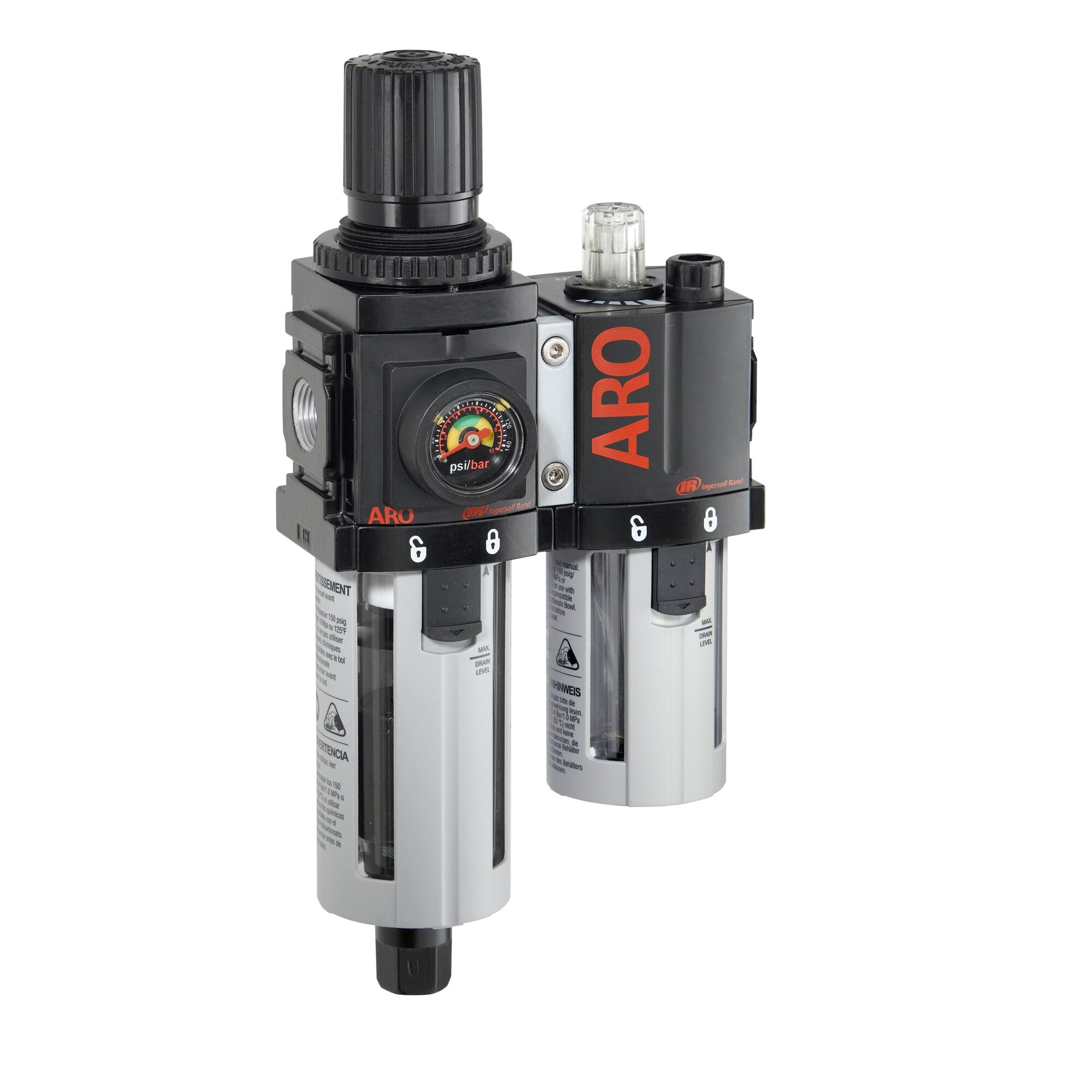 ARO Ingersoll Rand, Serie 1500 Combination FRL de 1/4 pulgadas, Modelo# C38221-601