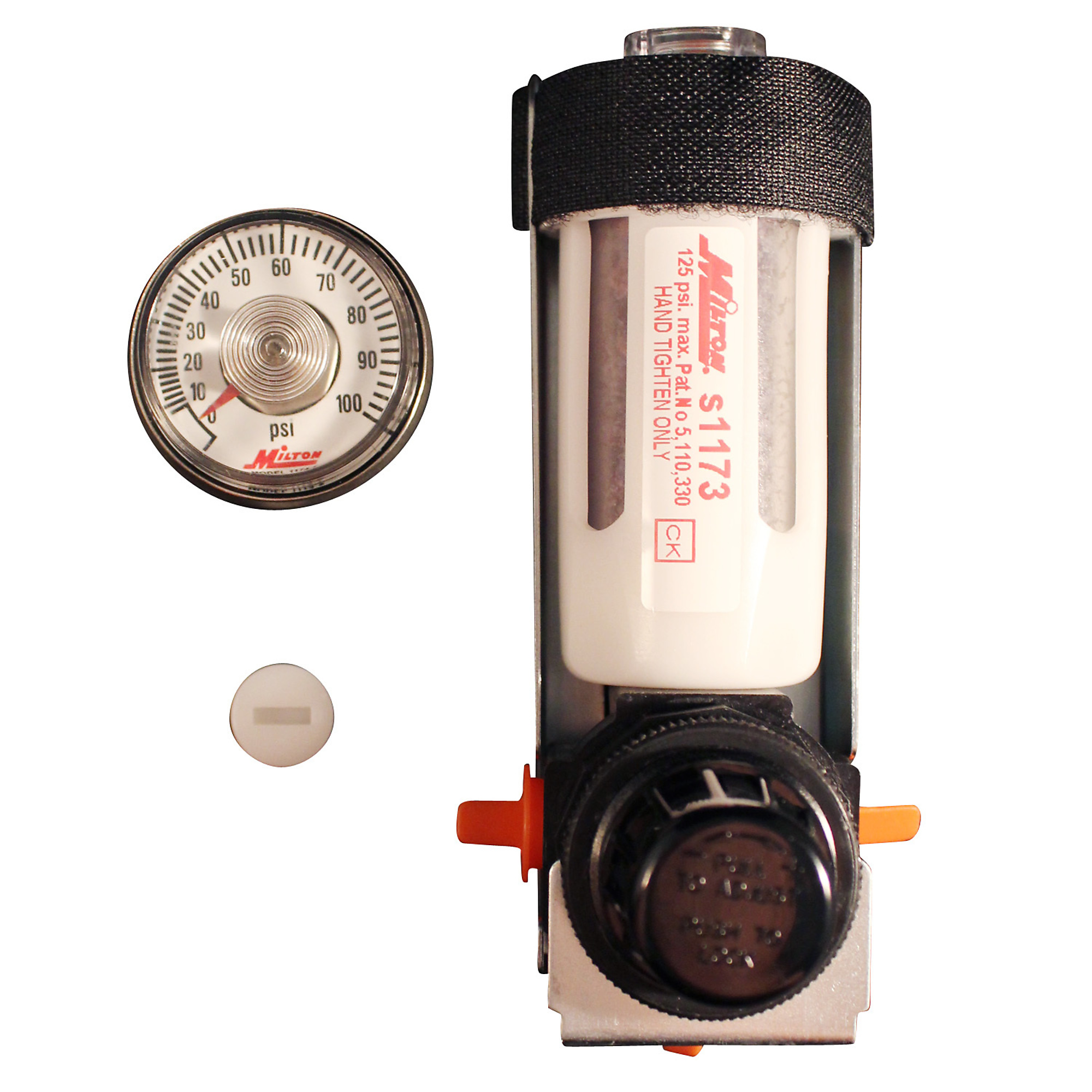 Estación de aire Mini Milton con secador de desecante, máx. 125 PSI, Modelo s-1174