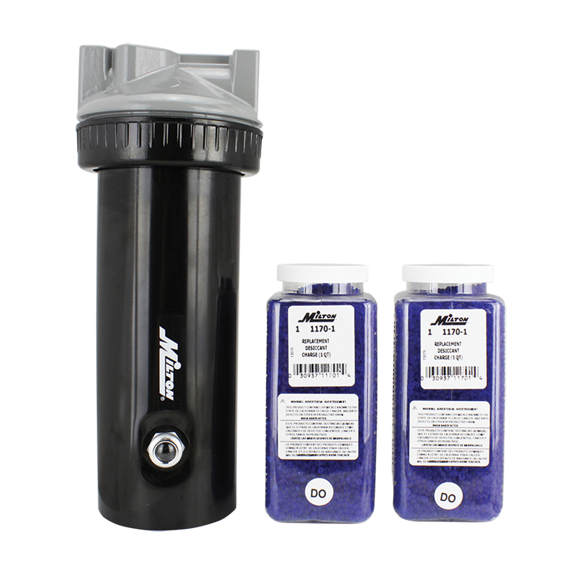 Secador de Desecante Compacto Milton de 2 Qt., Max. PSI 250 PSI, Modelo# 1170-2.