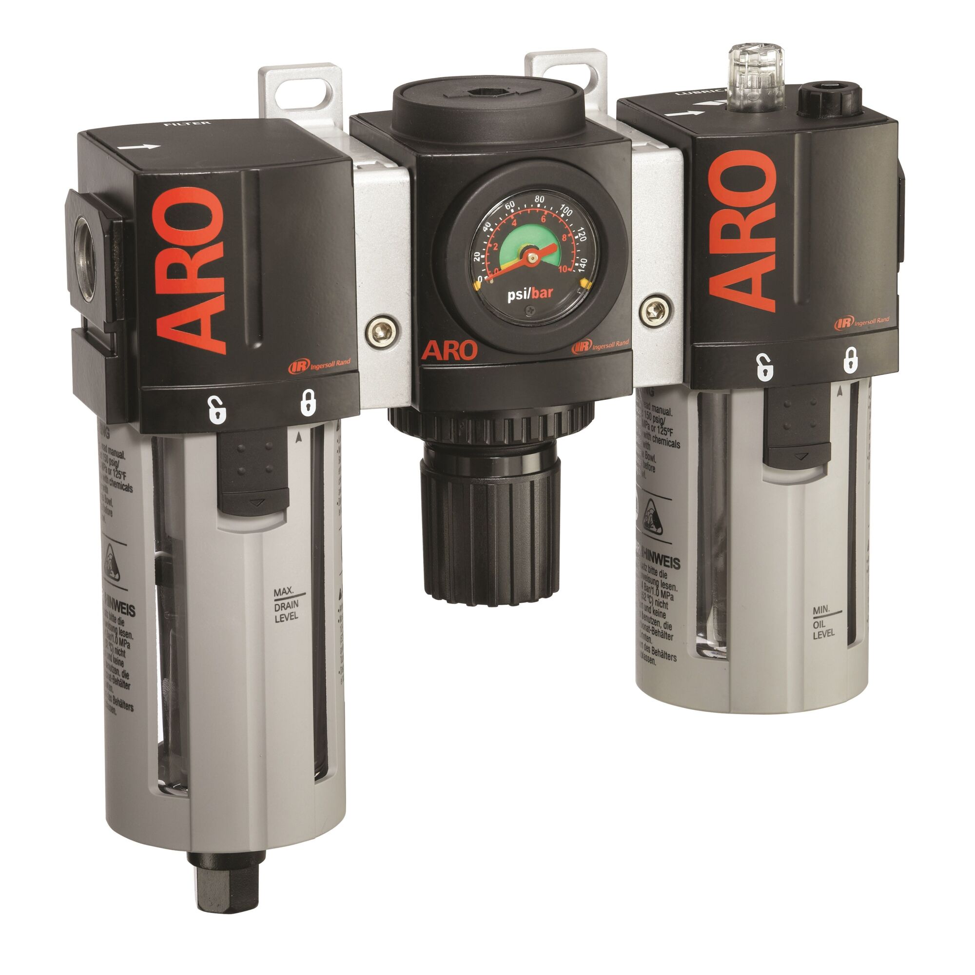 ARO Ingersoll Rand, Combinación de FRL 1/2in. Serie 2000, Modelo# C38341-801