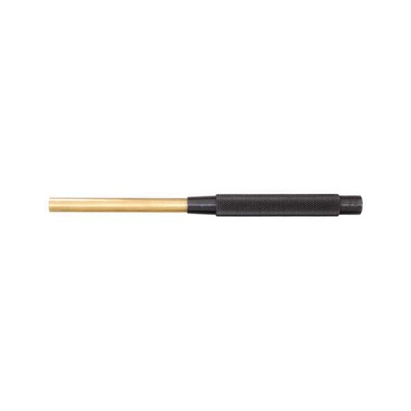 Starrett Brass Drive Pin Punch, 3/8 In Tip, 8 In L - B248E