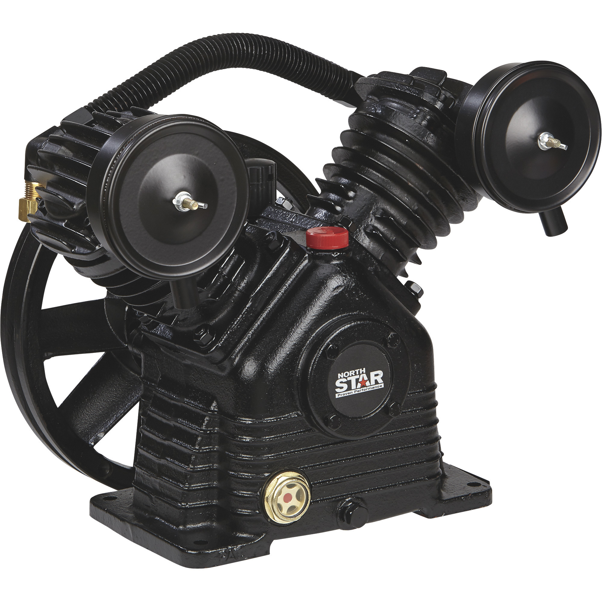 Bomba de compresor de aire NorthStar, 1 etapa, 2 cilindros, 13.7 CFM @ 90 PSI