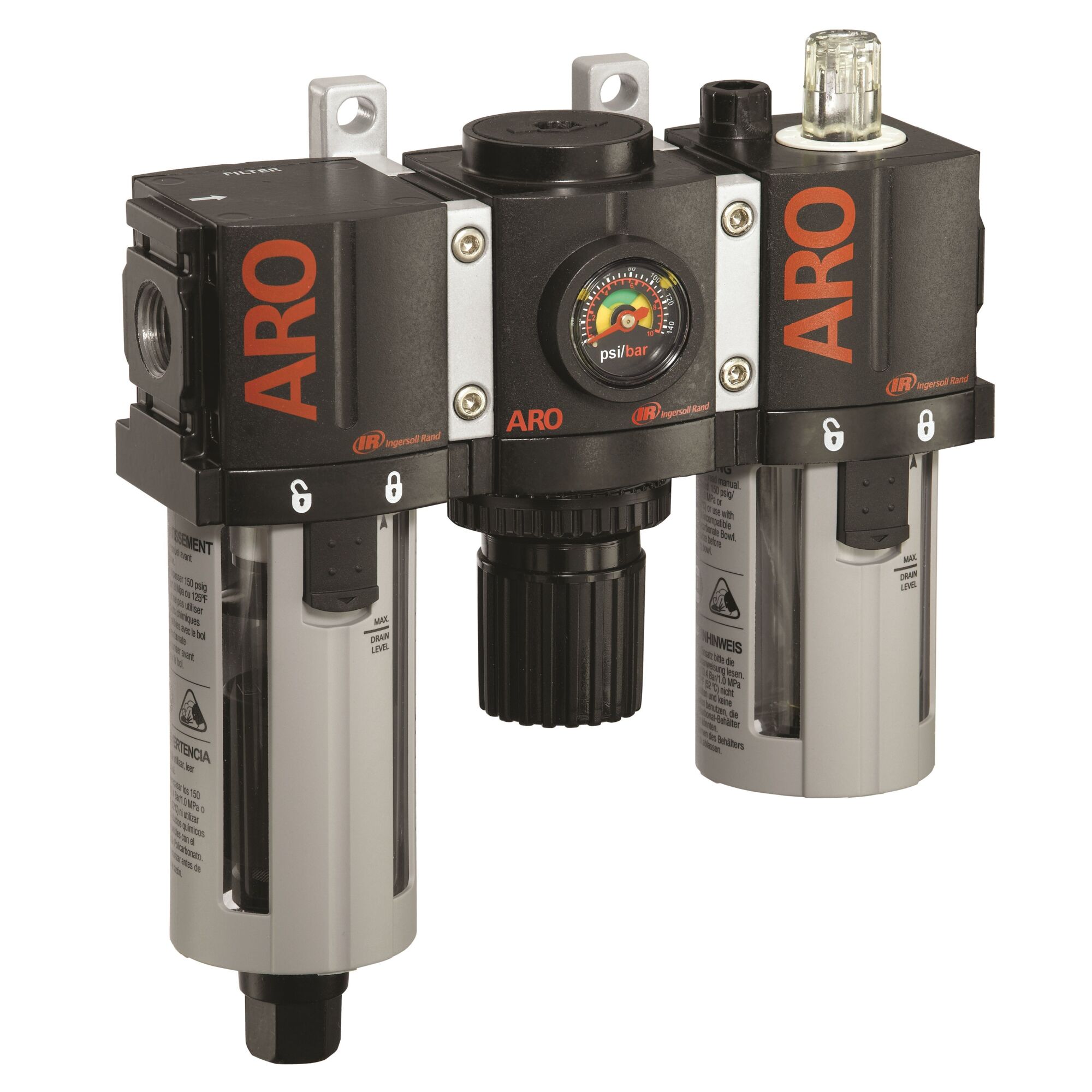 ARO Ingersoll Rand, Serie 1500 de FRL de Combinación 3/8in., Modelo# C38231-801