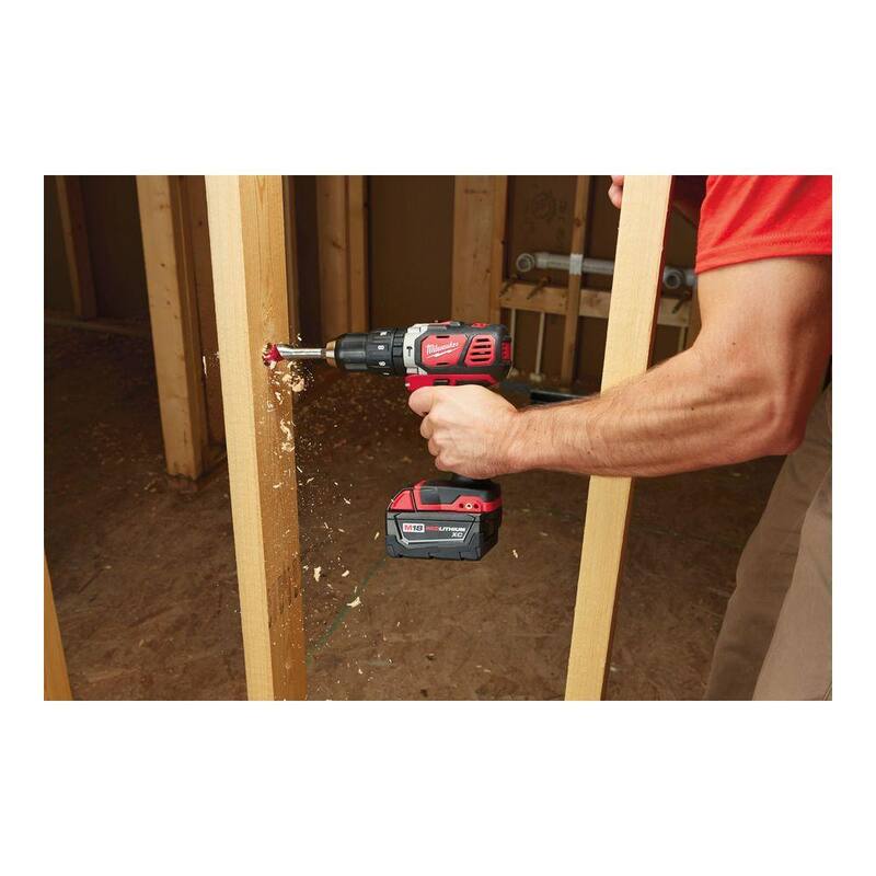 Milwaukee M18 Taladro/Atornillador de Percusión Inalámbrico de Iones de Litio de 18V 1/2 pulgadas (Herramienta solamente) - 2607-20