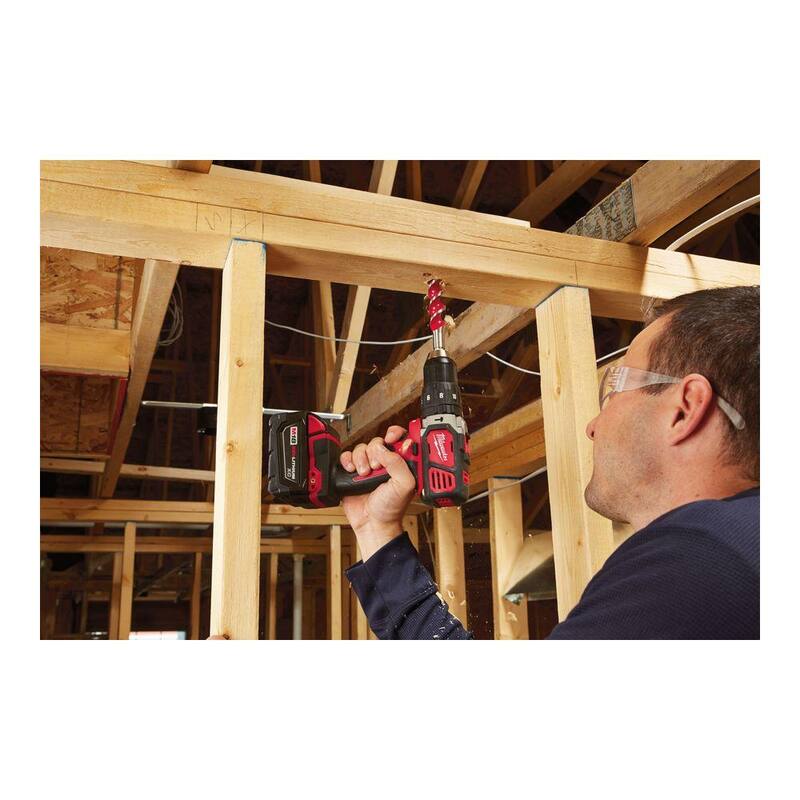 Milwaukee M18 Taladro/Atornillador de Percusión Inalámbrico de Iones de Litio de 18V 1/2 pulgadas (Herramienta solamente) - 2607-20