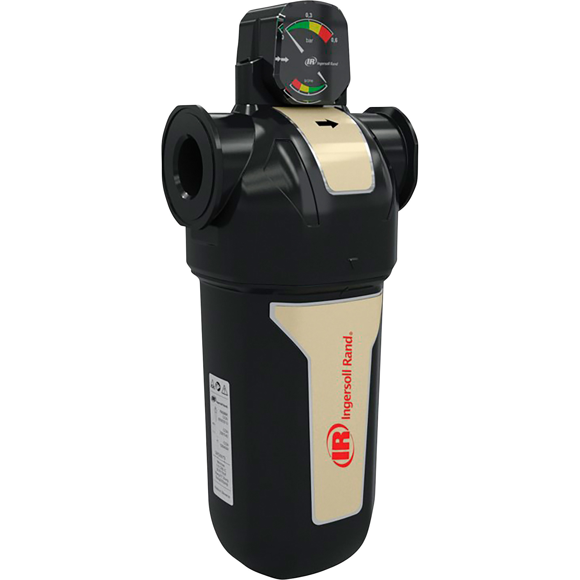 Filtro Ingersoll Rand F-Series General de 1 Micra, 1/2 pulgadas, 22 CFM, Modelo FA40IG.