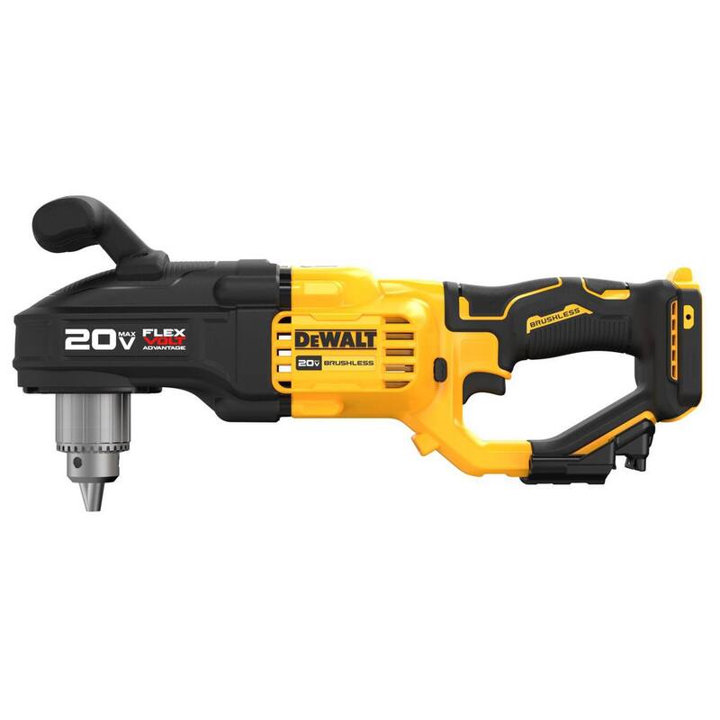 DEWALT 20V Taladro compacto inalámbrico sin escobillas de 1/2 pulgadas para montantes y vigas con ventaja FLEXVOLT (Herramienta solamente) - DCD444B
