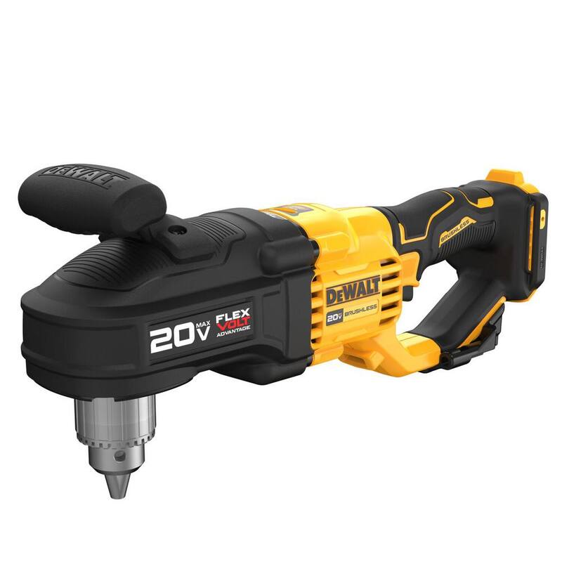 DEWALT 20V Taladro compacto inalámbrico sin escobillas de 1/2 pulgadas para montantes y vigas con ventaja FLEXVOLT (Herramienta solamente) - DCD444B