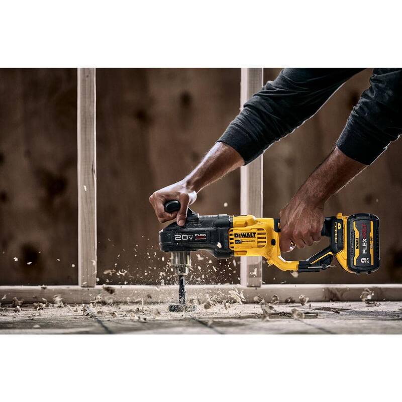 DEWALT 20V Taladro compacto inalámbrico sin escobillas de 1/2 pulgadas para montantes y vigas con ventaja FLEXVOLT (Herramienta solamente) - DCD444B