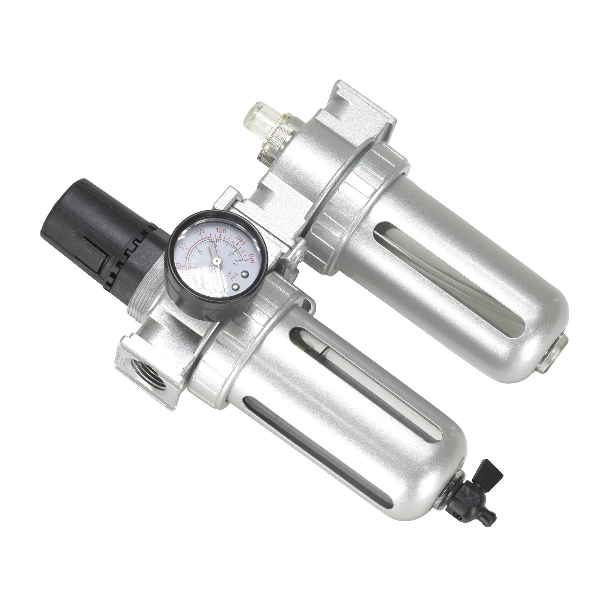 Regulador Lubricador de Filtro de Aire Vestil - 1/2in. NPT, Modelo# FLR-1/2