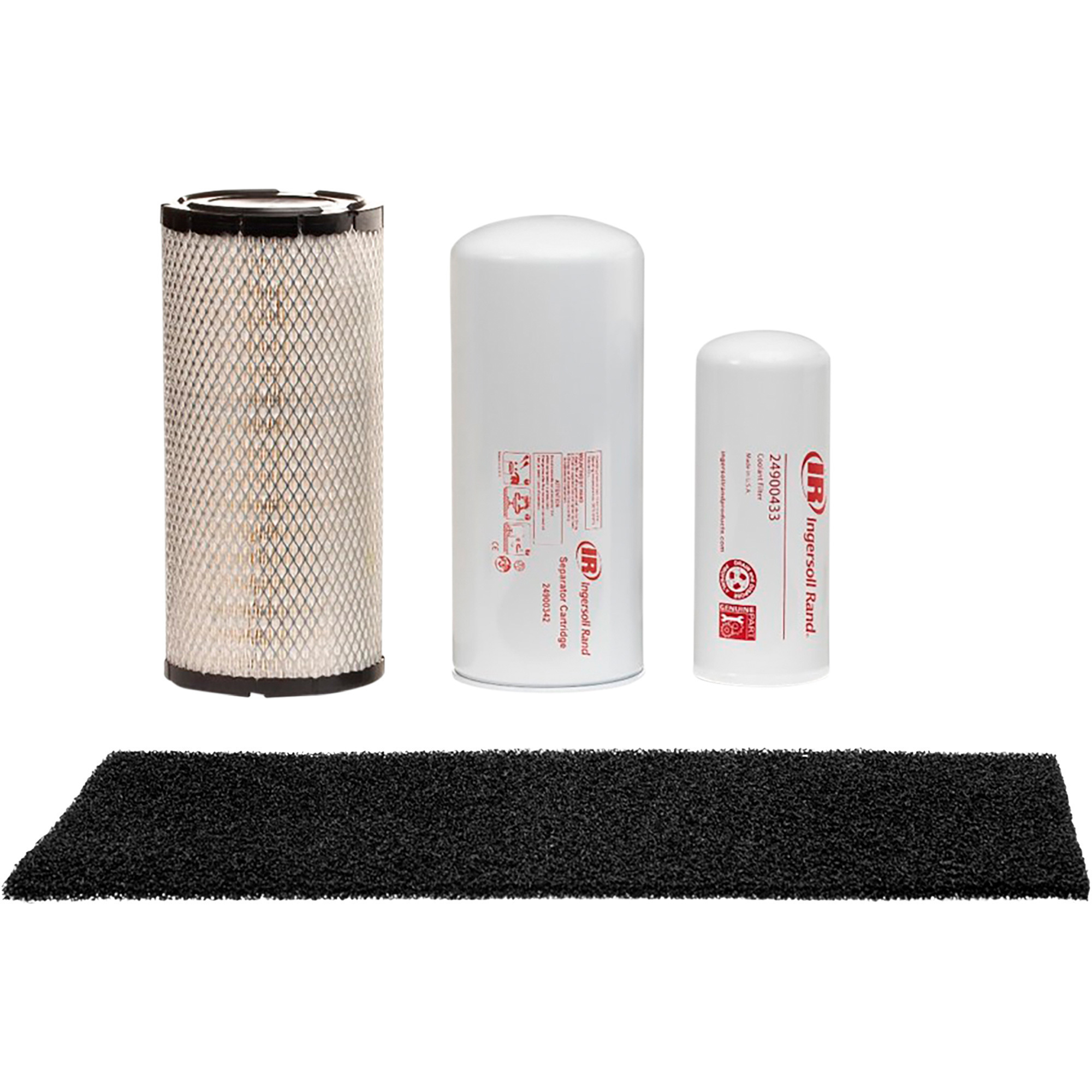 Kit de mantenimiento exclusivo con filtros OEM Ingersoll Rand, para compresor de tornillo rotativo de aire aceite de la serie R de 11-22kW, Modelo# 47649197001.