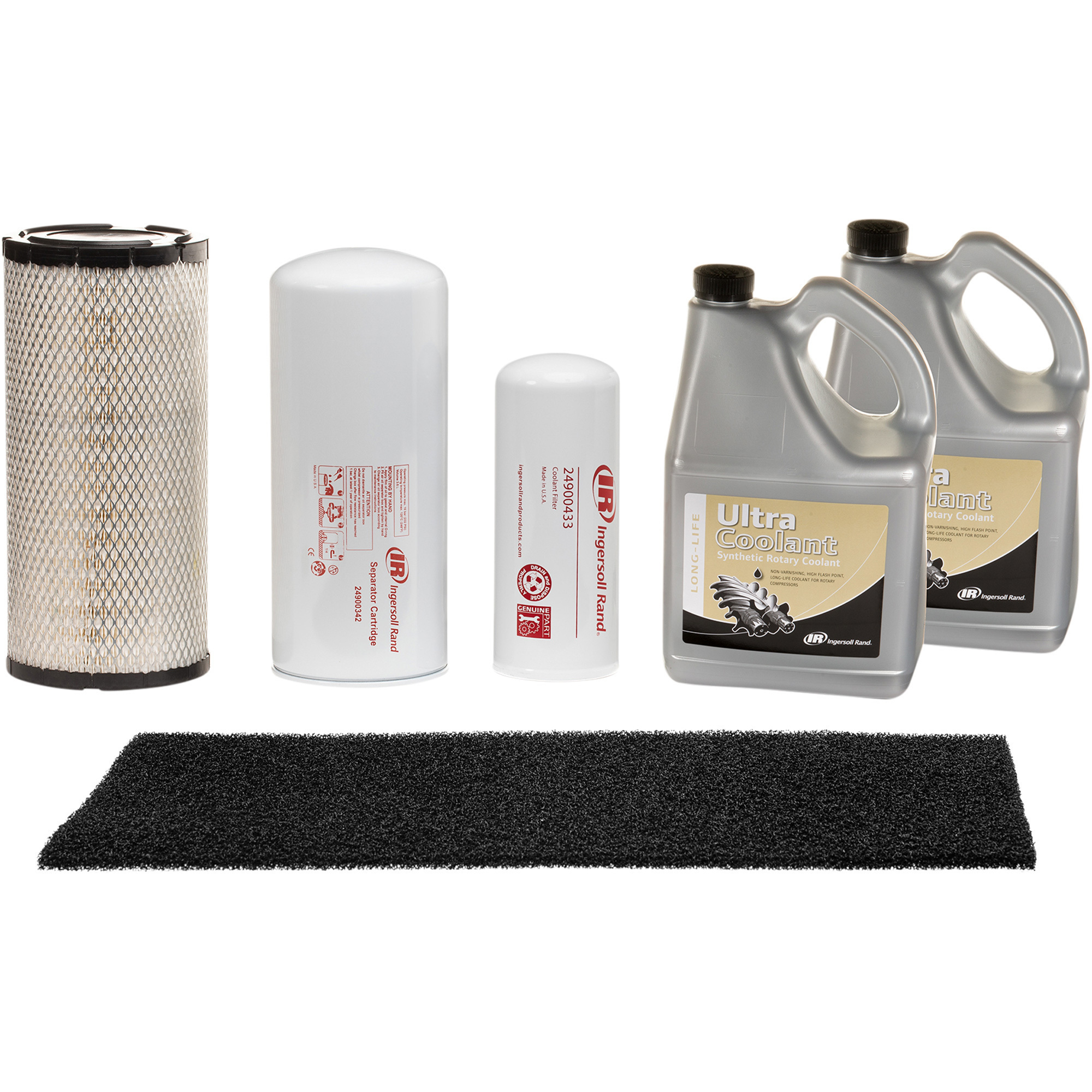 Kit de mantenimiento OEM de Ingersoll Rand para compresor de aire rotativo de tornillo RS11-22i con aceite, modelo# 47739361001.