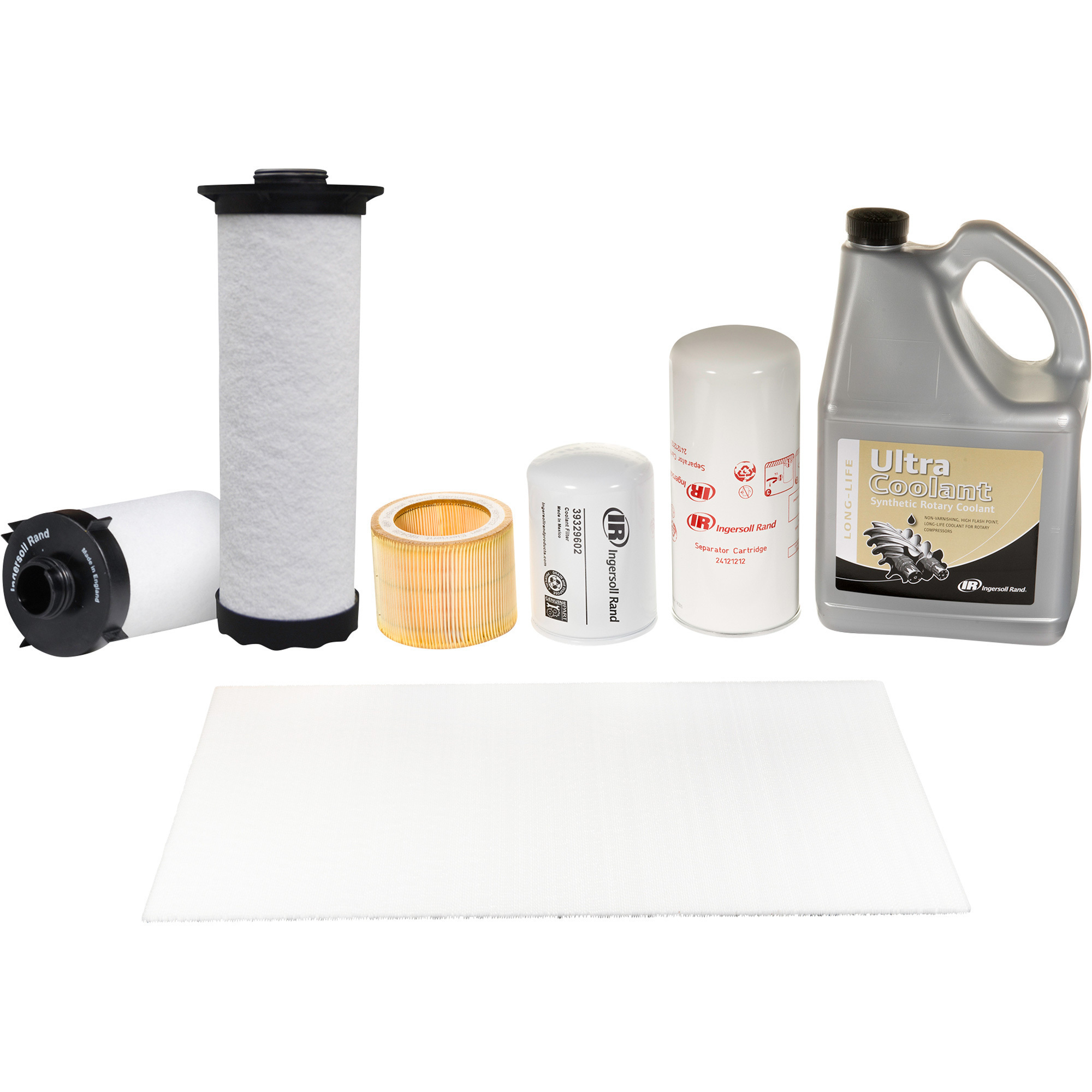 Kit de Mantenimiento OEM de Ingersoll Rand, para Compresor de Tornillo Rotativo R Series 4-11i con Aceite, Modelo# 47739472001.