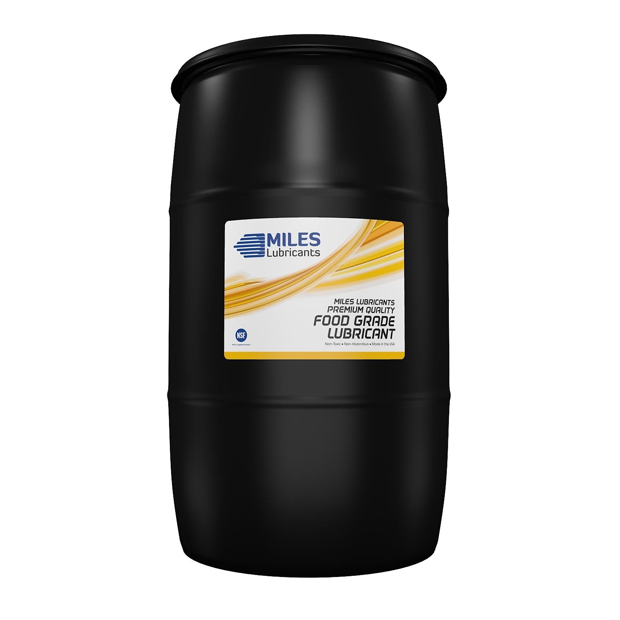 Aceite FG COMP OIL 46 COMP.OIL(FOOD GRADE) de Miles Lubricants, tambor de 55 galones, Modelo MSF1542001.