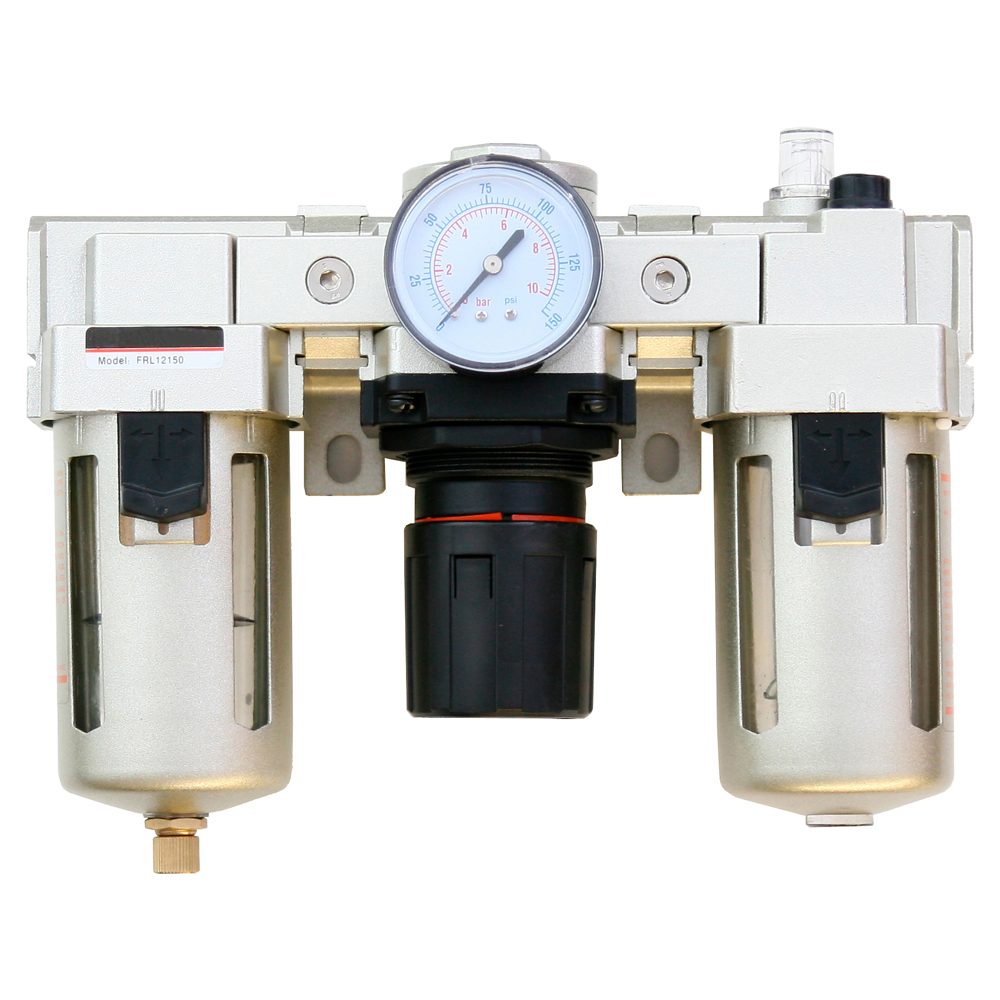Filtro/Regulador/Lubricador de Buyers Products - 1/2 NPT, Modelo# FRL12150