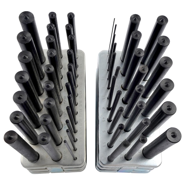 H & H Industrial Products 28 Piece & 1-13Mm 25 Piece Transfer Punch Sets 3/32-1/2" - 8600-0054