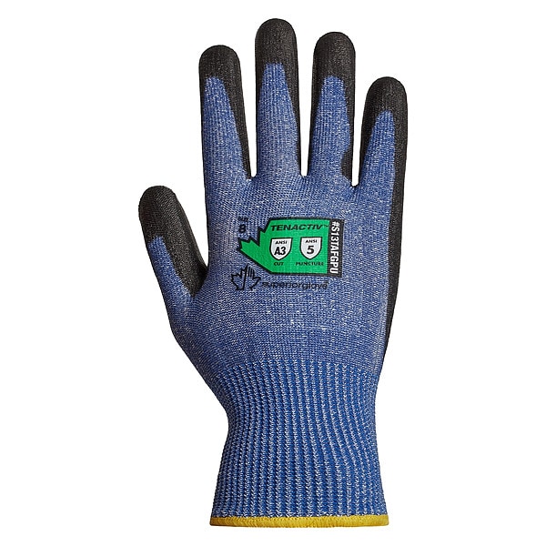 Guantes de tejido Superior Glove, Nivel de corte A3, 13 ga, Azul, 8 - S13TAFGPU-8